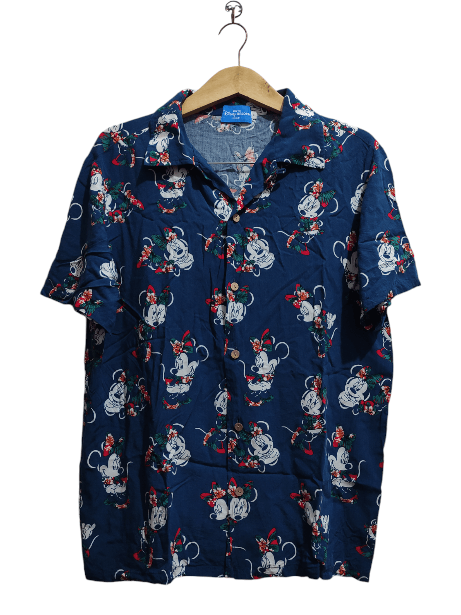 Disney × Mickey Mouse Tokyo Disney Resort Minnie Mouse Hawaiian Shirt Size US L / EU 52-54 / 3 - 1 Thumbnail
