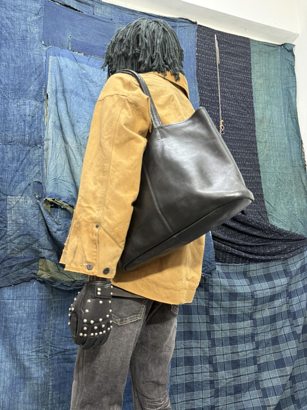 Genuine Leather Full Leather Ship Tote Bag prada julius dior cdg amiri 1🟩 Size ONE SIZE - 1 Thumbnail