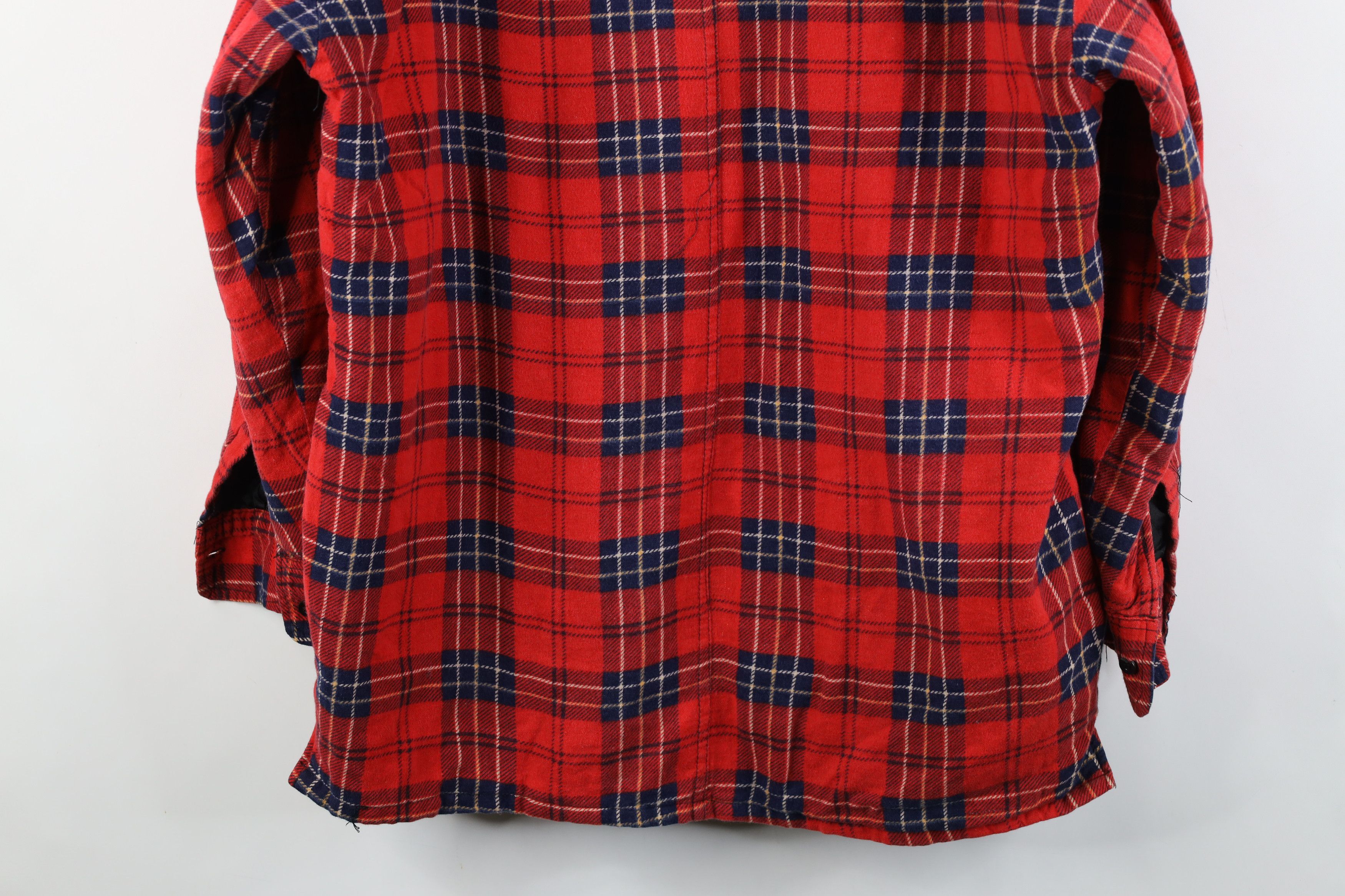 Vintage Vintage 70s 80s Streetwear Flannel Button Shirt Jacket Size US XL / EU 56 / 4 - 14 Thumbnail