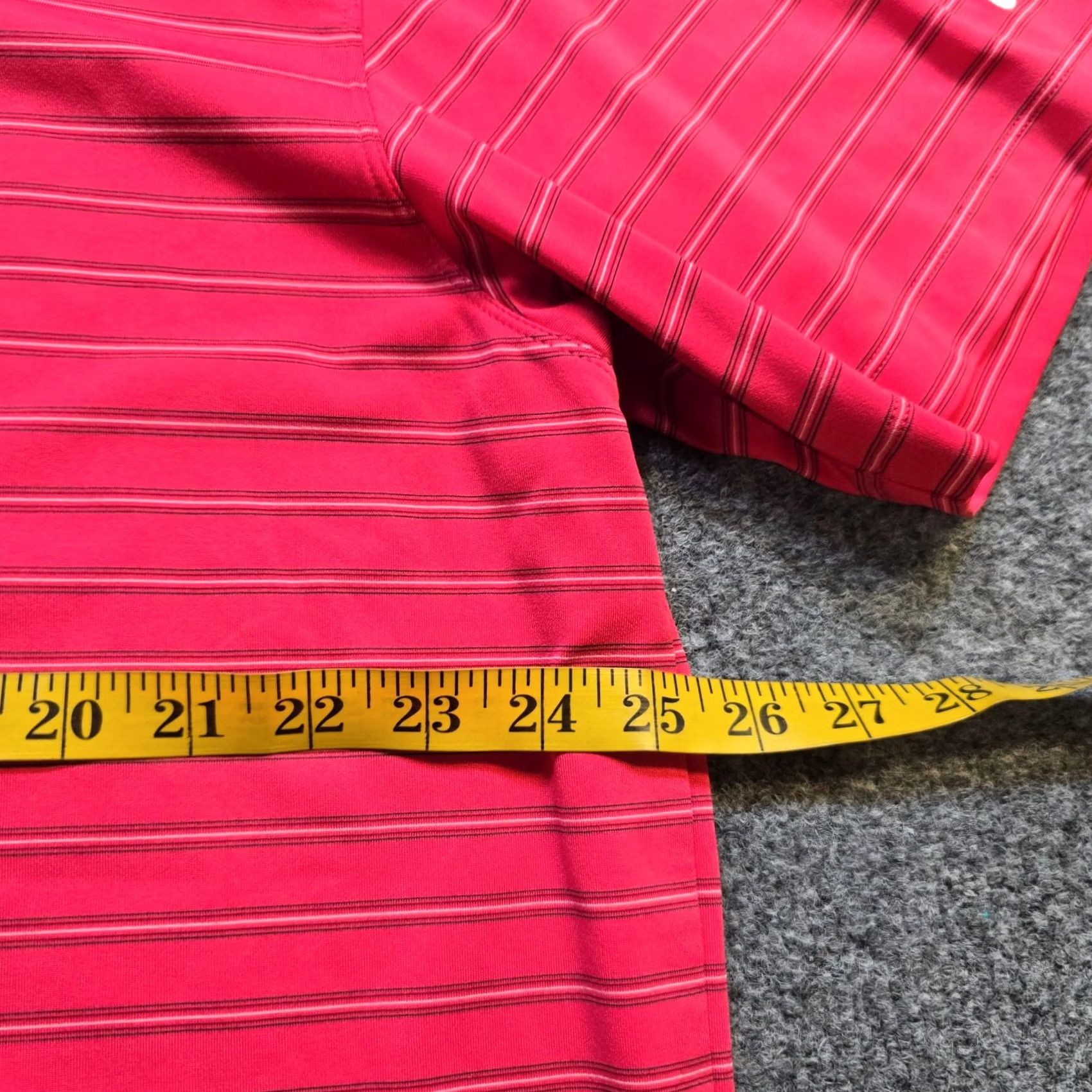 Nike Nike Golf Polo Shirt Men XXL Red Striped Nike Dri-Fit Short Sleeve Casual Comfort Polo Shirt Men XXL Red Striped Size US XXL / EU 58 / 5 - 5 Thumbnail