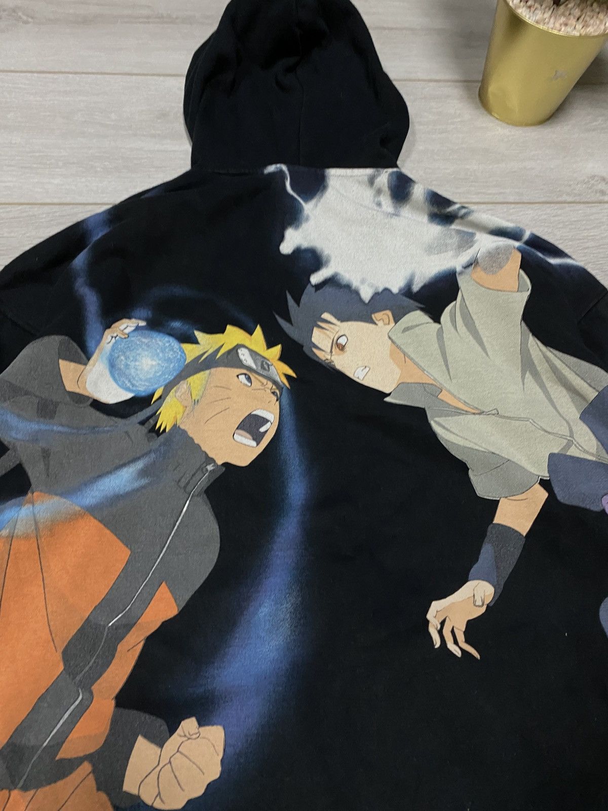 Anime Naruto anime shippuden overprint Saske hoodie Size US M / EU 48-50 / 2 - 10 Thumbnail