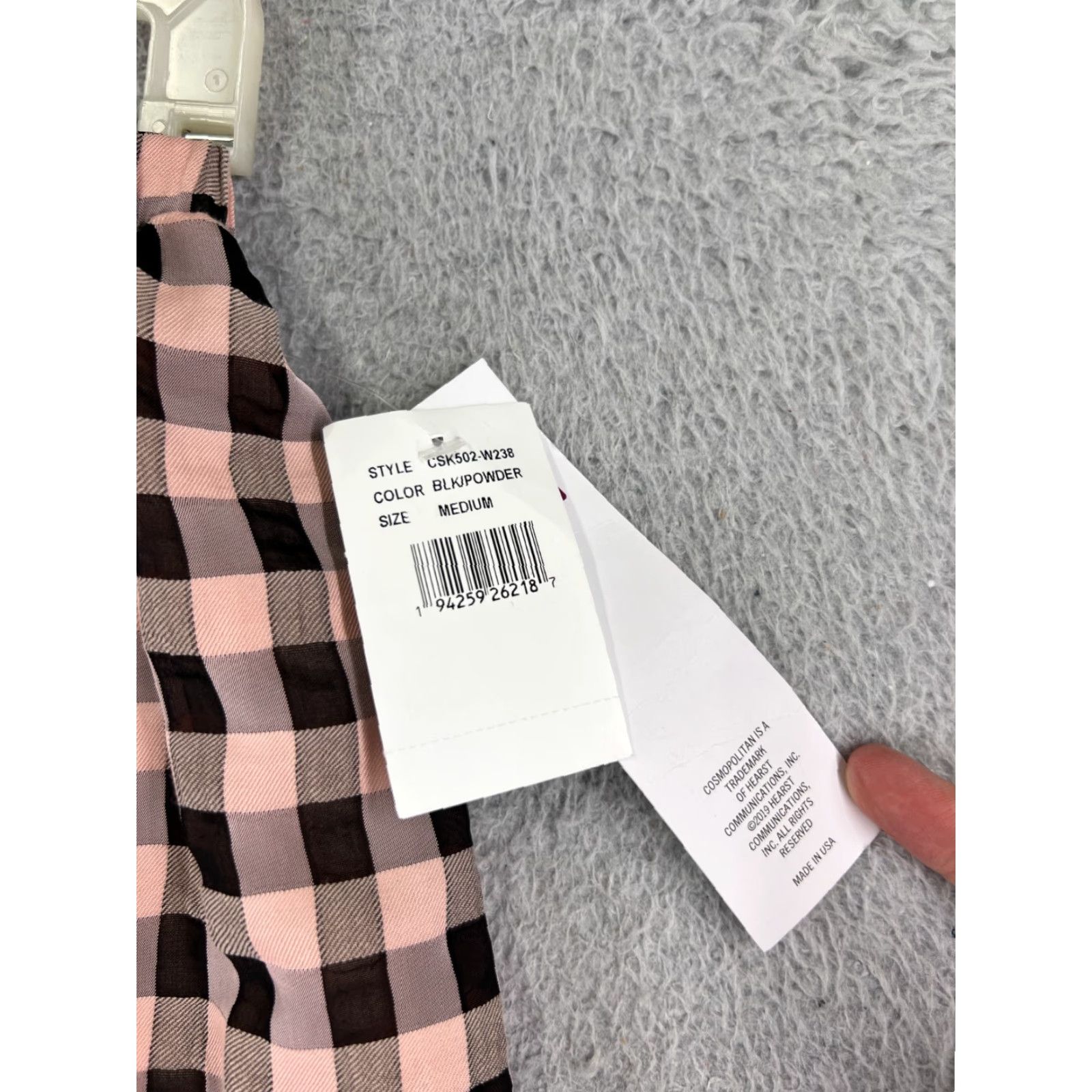 Dress the Population Dress The Population Skirt Womens Medium Pink Black Plaid Cosmo Poly Dress The Population Skirt Womens M Pink Plaid Size 32" / US 10 / IT 46 - 6 Thumbnail