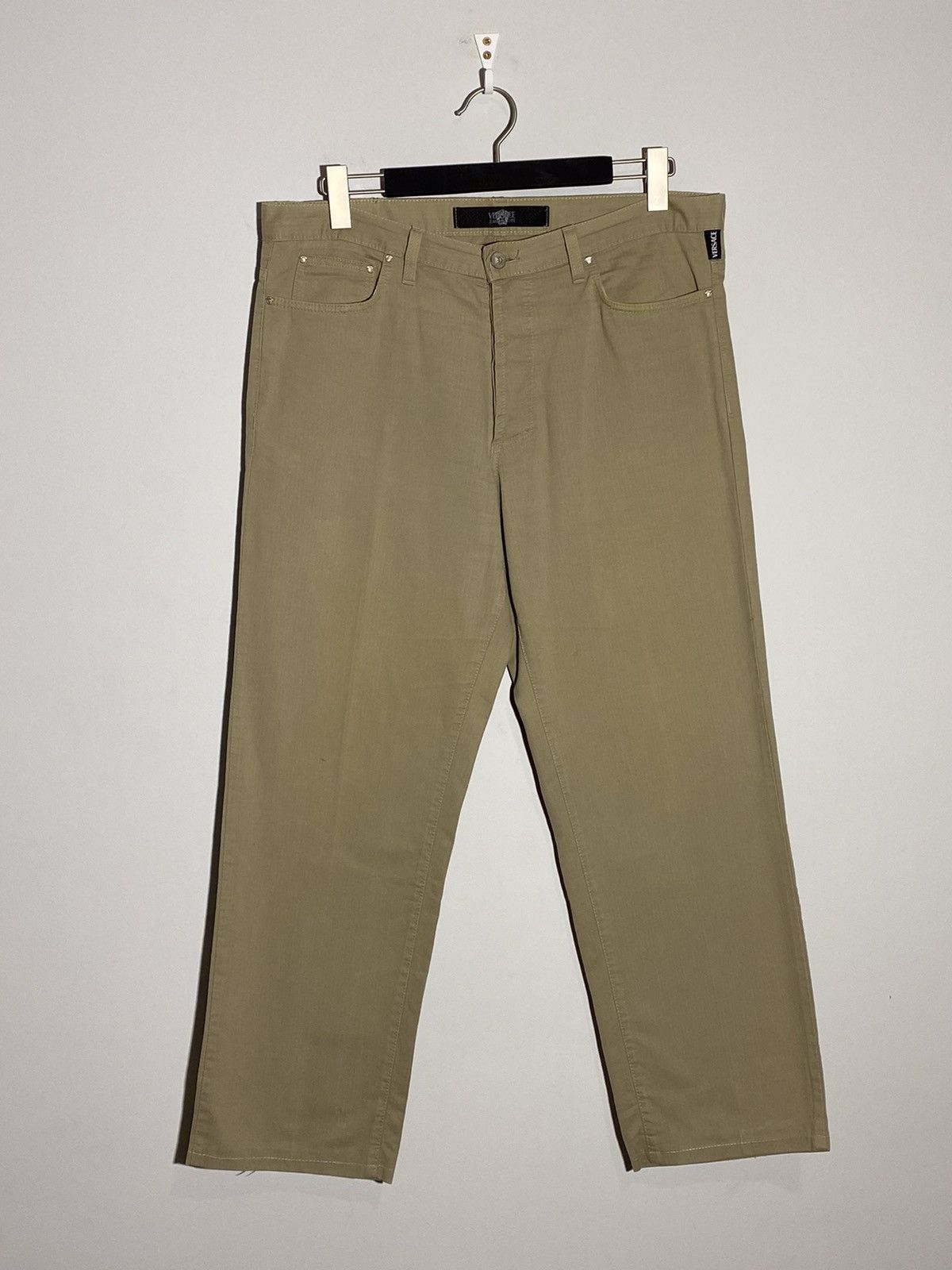 Versace Vintage 90s Versace Jeans Couture y2k streetwear rare rpants Size US 38 / EU 54 - 2 Thumbnail