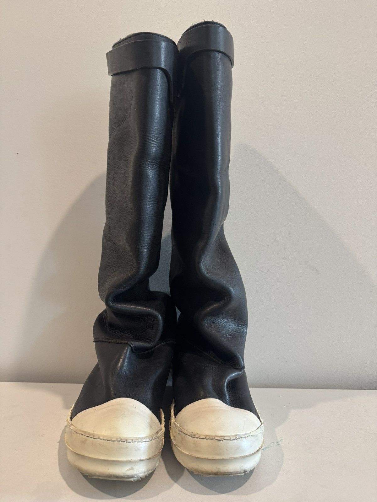 Rick Owens Rick Owens Elephant Boots, Leather Moody Boots Size 11 Size US 11 / EU 44 - 2 Thumbnail