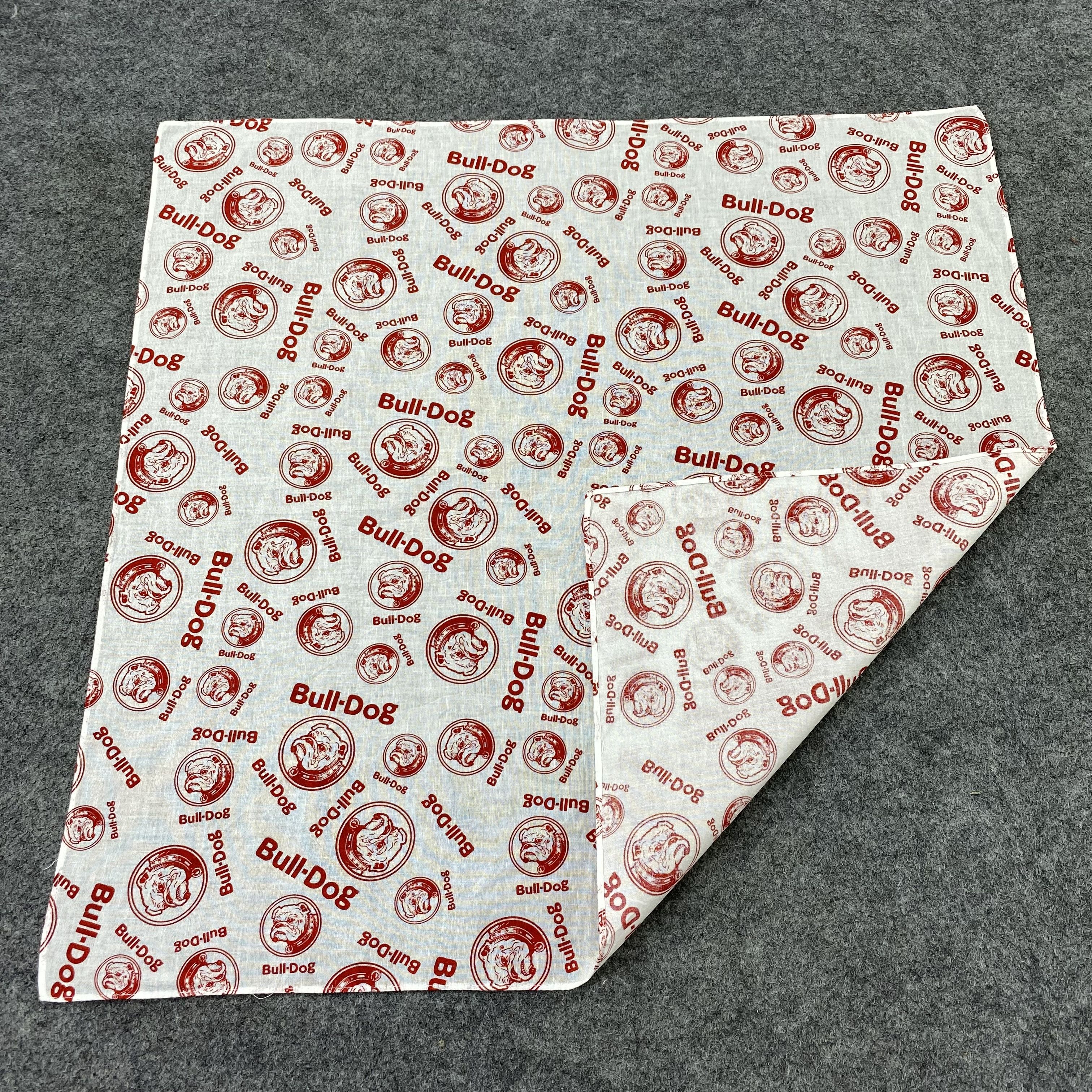 Designer Bull-Dog Handkerchief / Bandana / Neckerchief-B1451 Size ONE SIZE - 5 Thumbnail