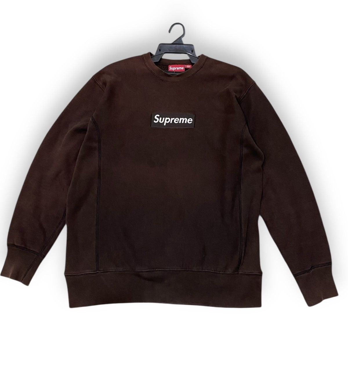 Supreme Vintage super rare supreme box logo bogo brown sweatshirt Size US L / EU 52-54 / 3 - 1 Thumbnail