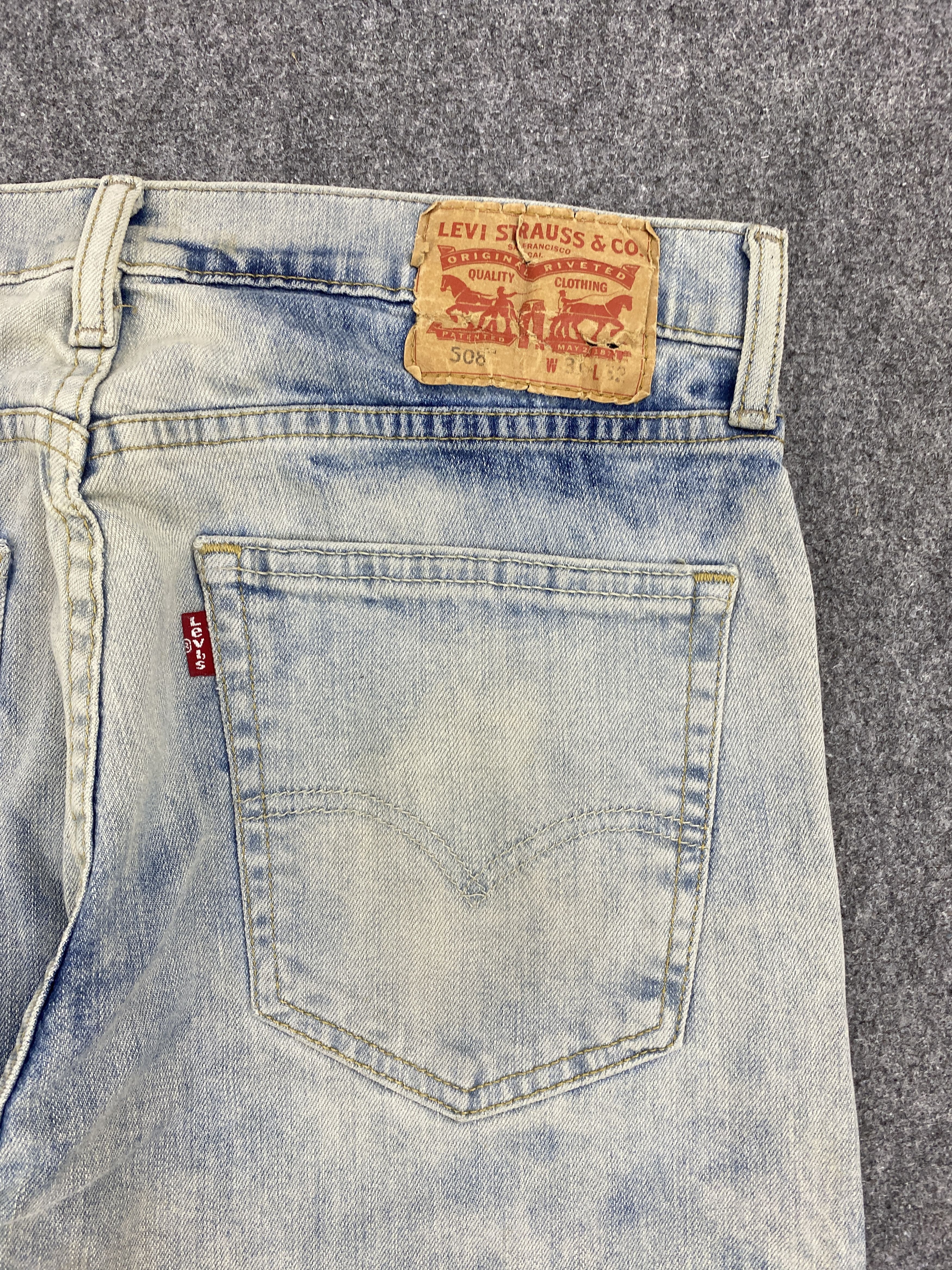 Levi's × Vintage Vintage Levis 508 Acid Washed Jeans Size US 28 / EU 44 - 14 Thumbnail