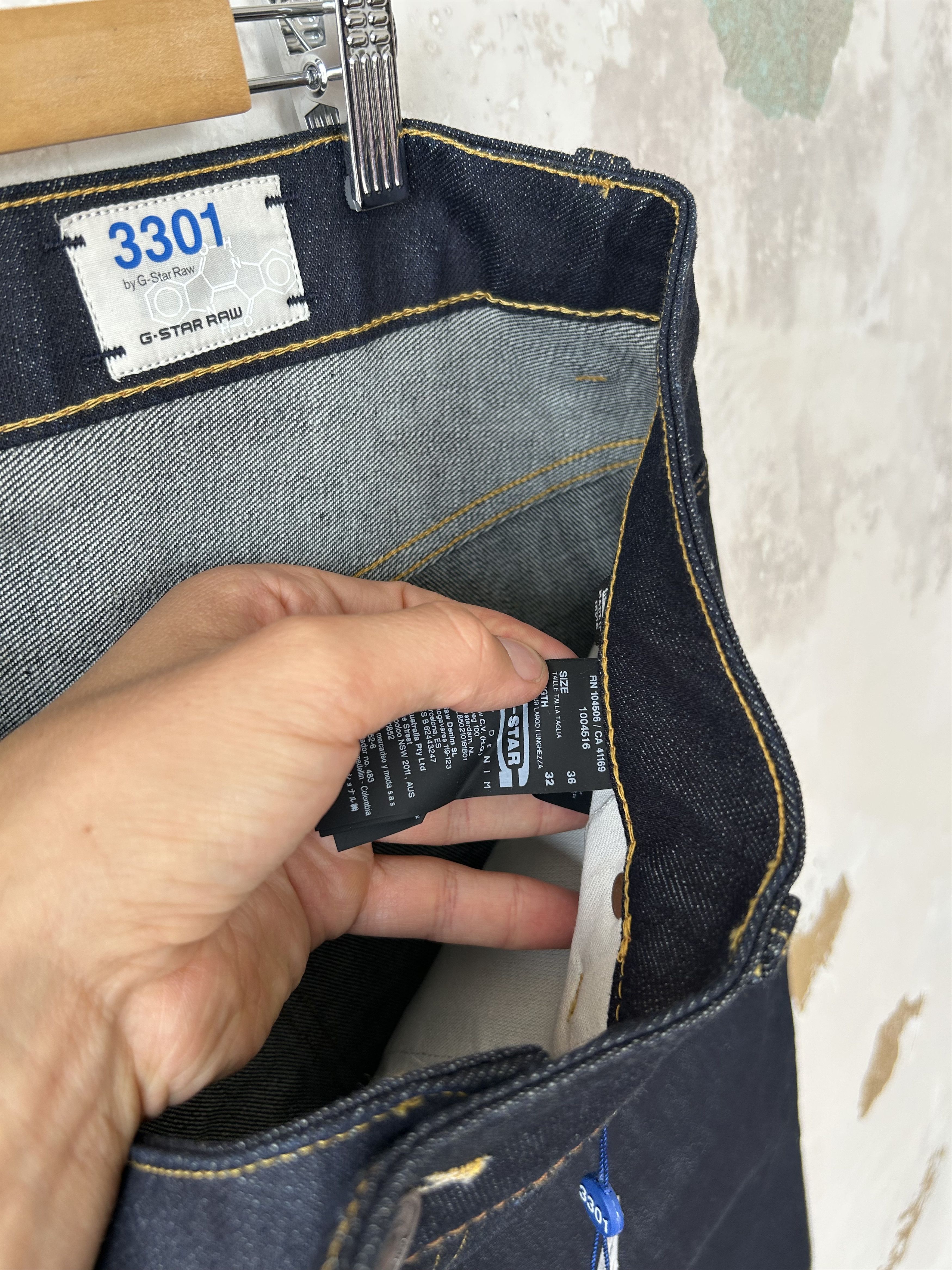 G-Star Vintage G-Star Raw Denim Jeans Size US 36 / EU 52 - 9 Thumbnail