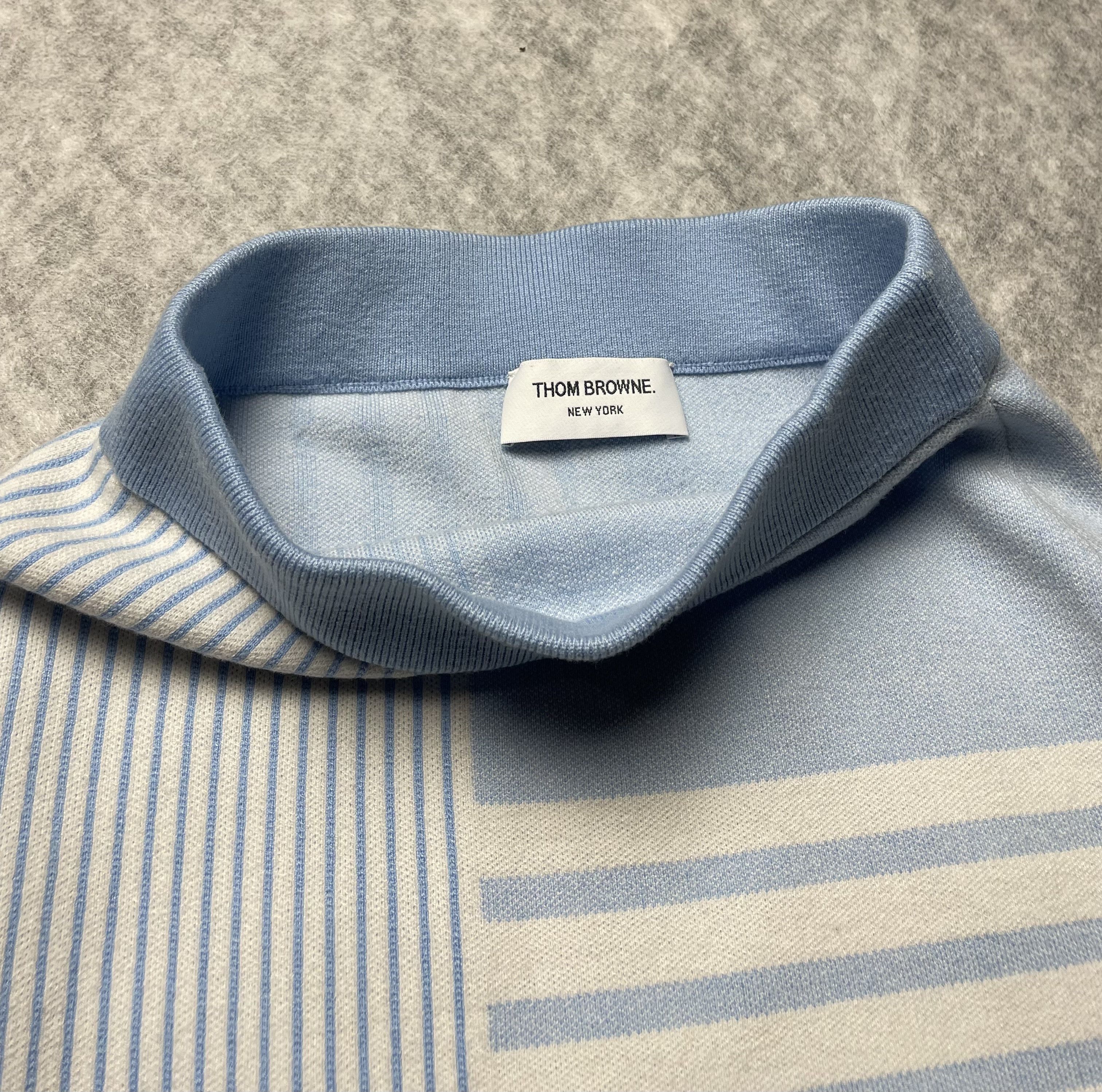 Thom Browne Thom Browne Blue Wool Knit Midi Skirt EU38 /0 Size 26" / US 2 / IT 38 - 6 Thumbnail