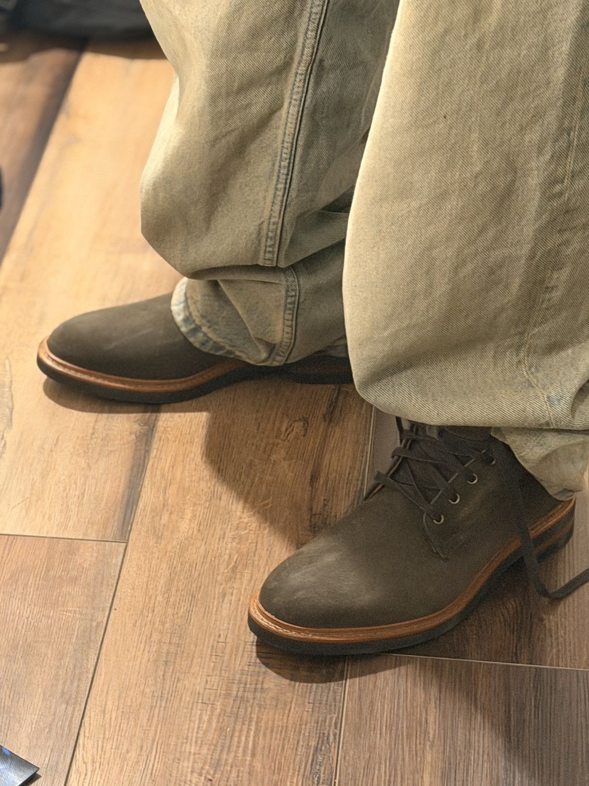 Allen Edmonds Allen Edmonds Brown/Loden Suede Boots Men's Size 9.5 Leather Size US 9.5 / EU 42-43 - 2 Thumbnail