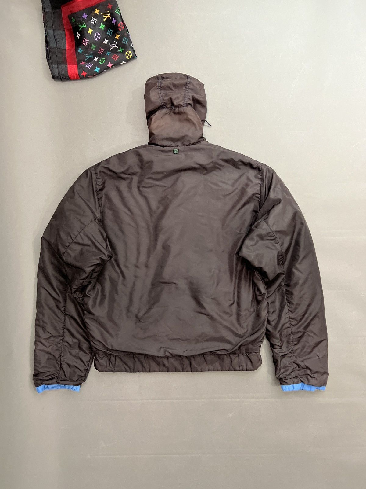 Vintage 1980s Reversible Quilted Ski Jacket Hoodie Liner Size US M / EU 48-50 / 2 - 5 Thumbnail