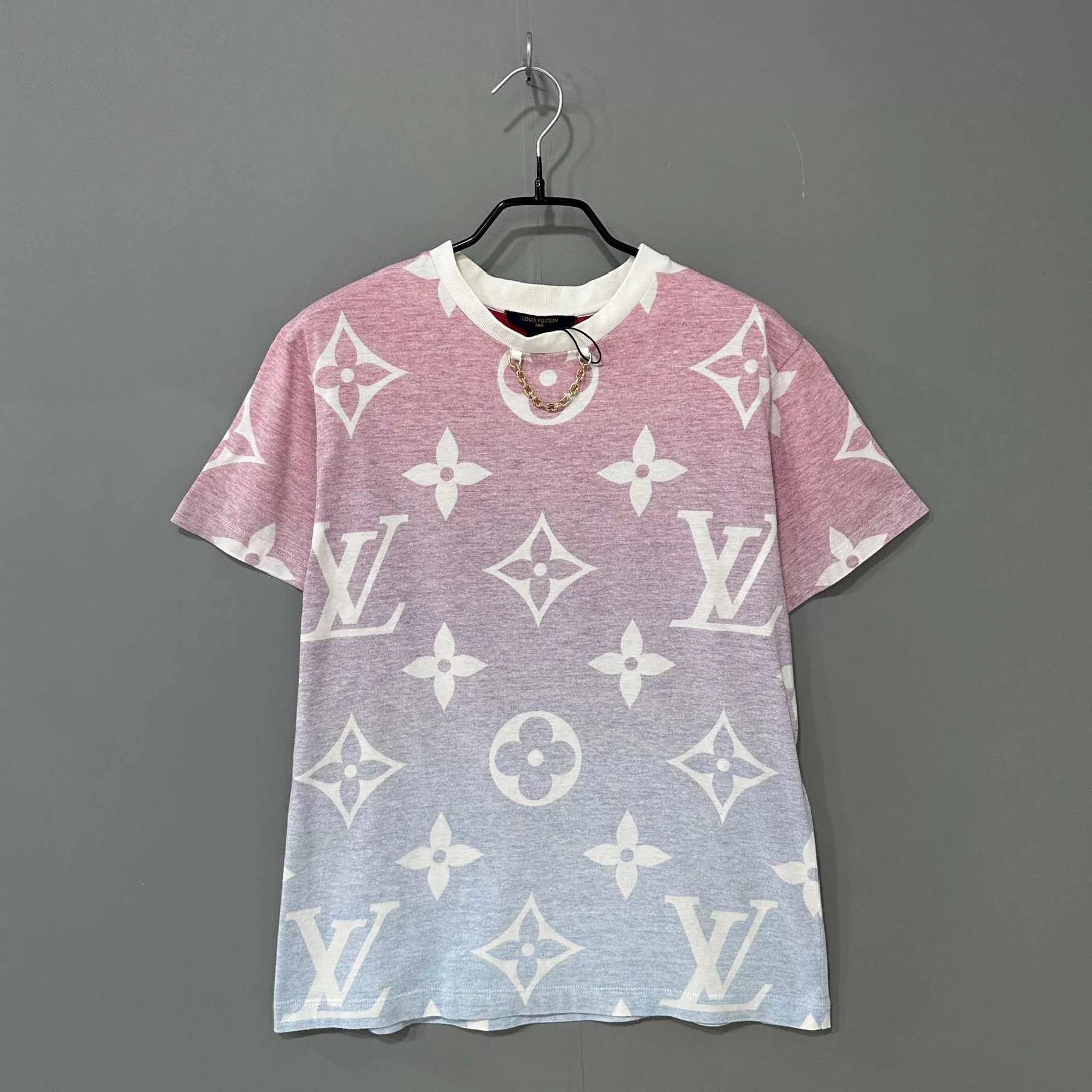 Louis Vuitton LV Monogram Gradient Full Print Short Tee S 99 New Size S / US 4 / IT 40 - 1 Thumbnail