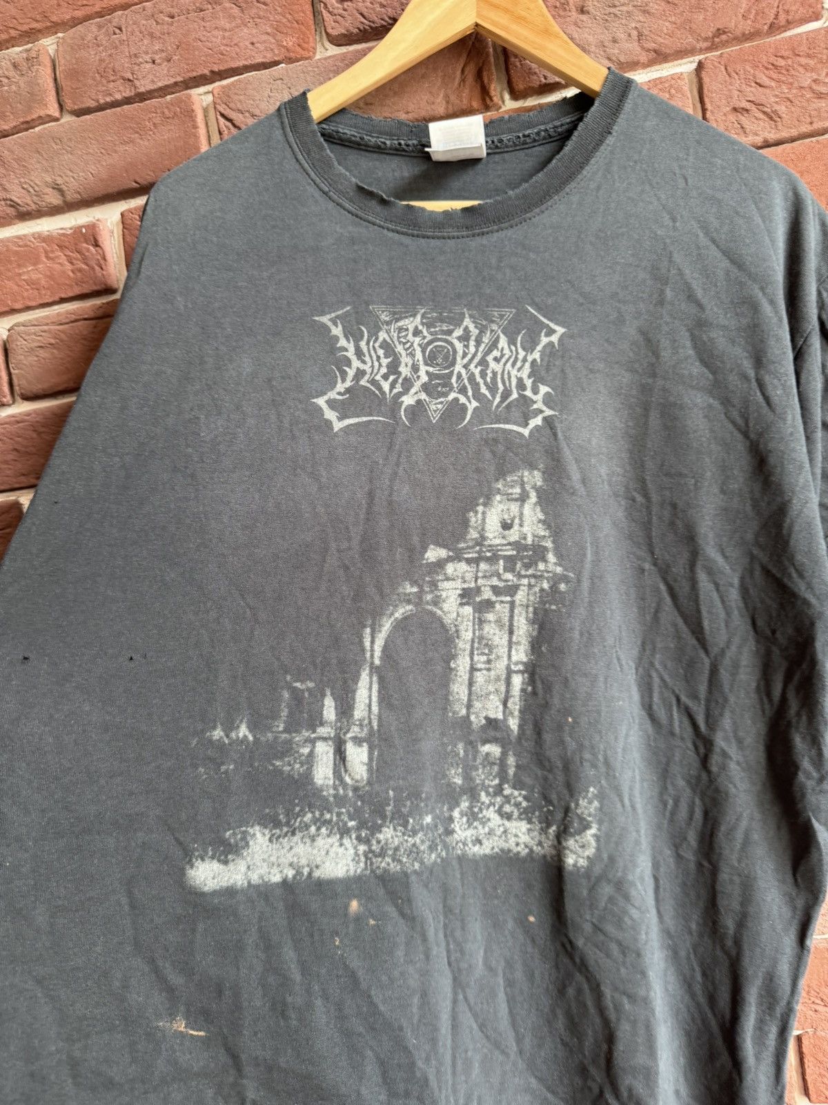Band Tees Rare Vintage Niedergang 00s Black Metal Band T-Shirt Size US L / EU 52-54 / 3 - 3 Thumbnail