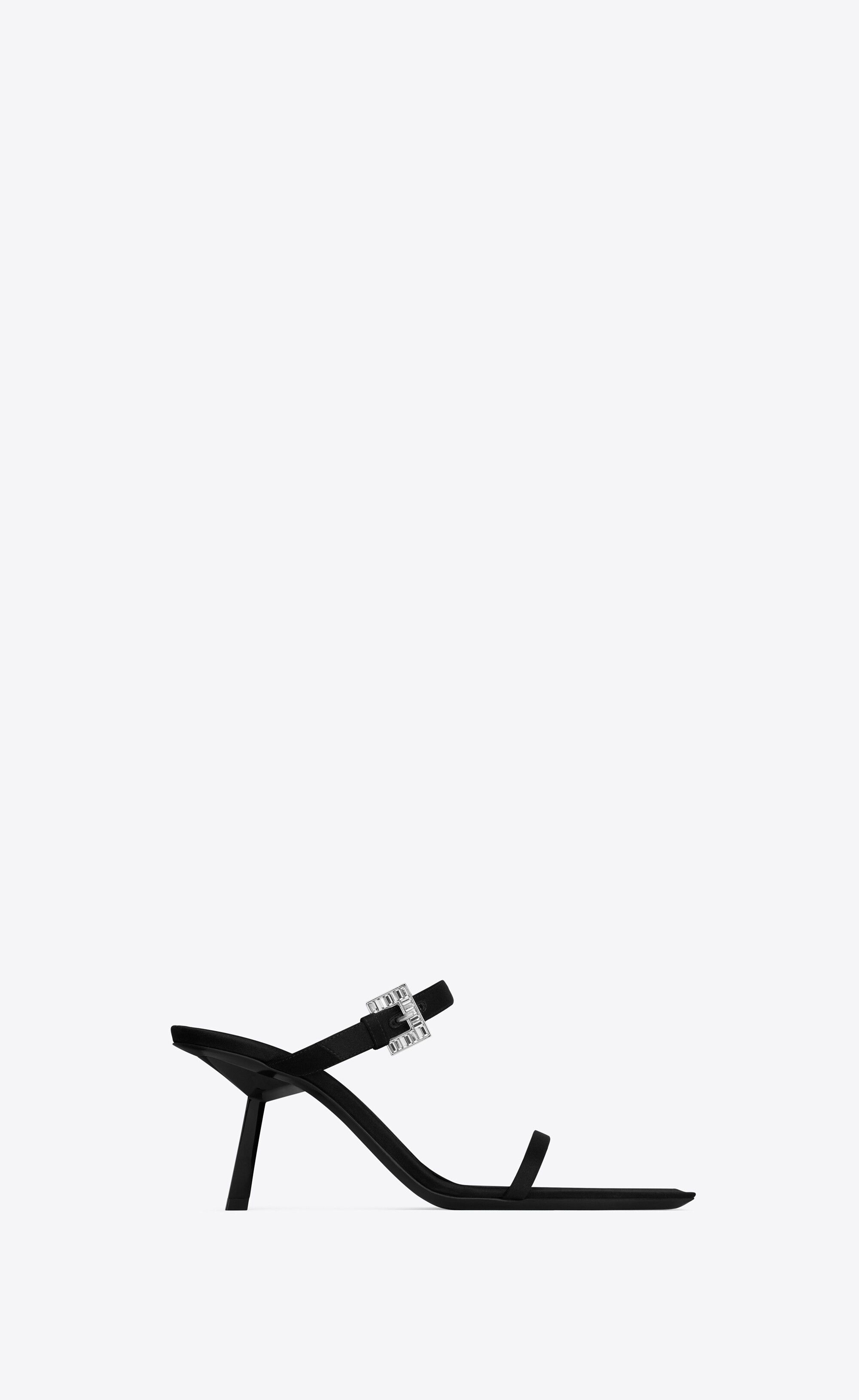 Saint Laurent Paris o1bcso1str1225 Mules in Black Size US 7.5 / IT 37.5 - 1 Thumbnail
