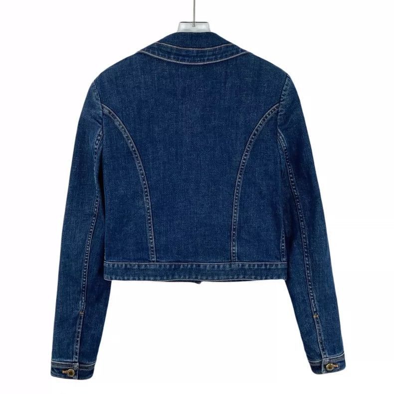 Louis Vuitton Louis Vuitton Denim Jacket with Logo Patch-2506 Size XS / US 0-2 / IT 36-38 - 2 Thumbnail