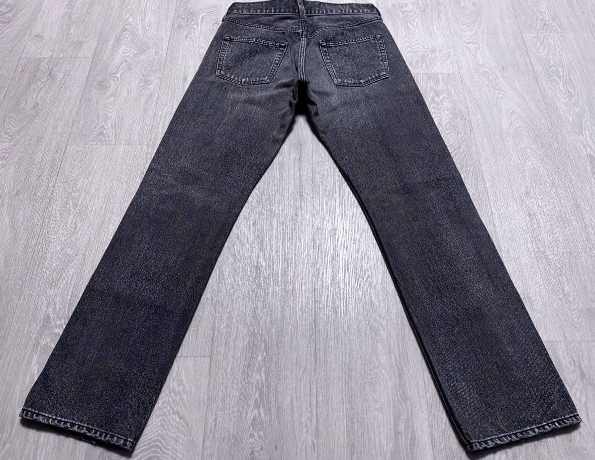 Balenciaga Unisex Balenciaga FW’17 Archetype Graphite Black Denim Jeans Size US 28 / EU 44 - 4 Thumbnail