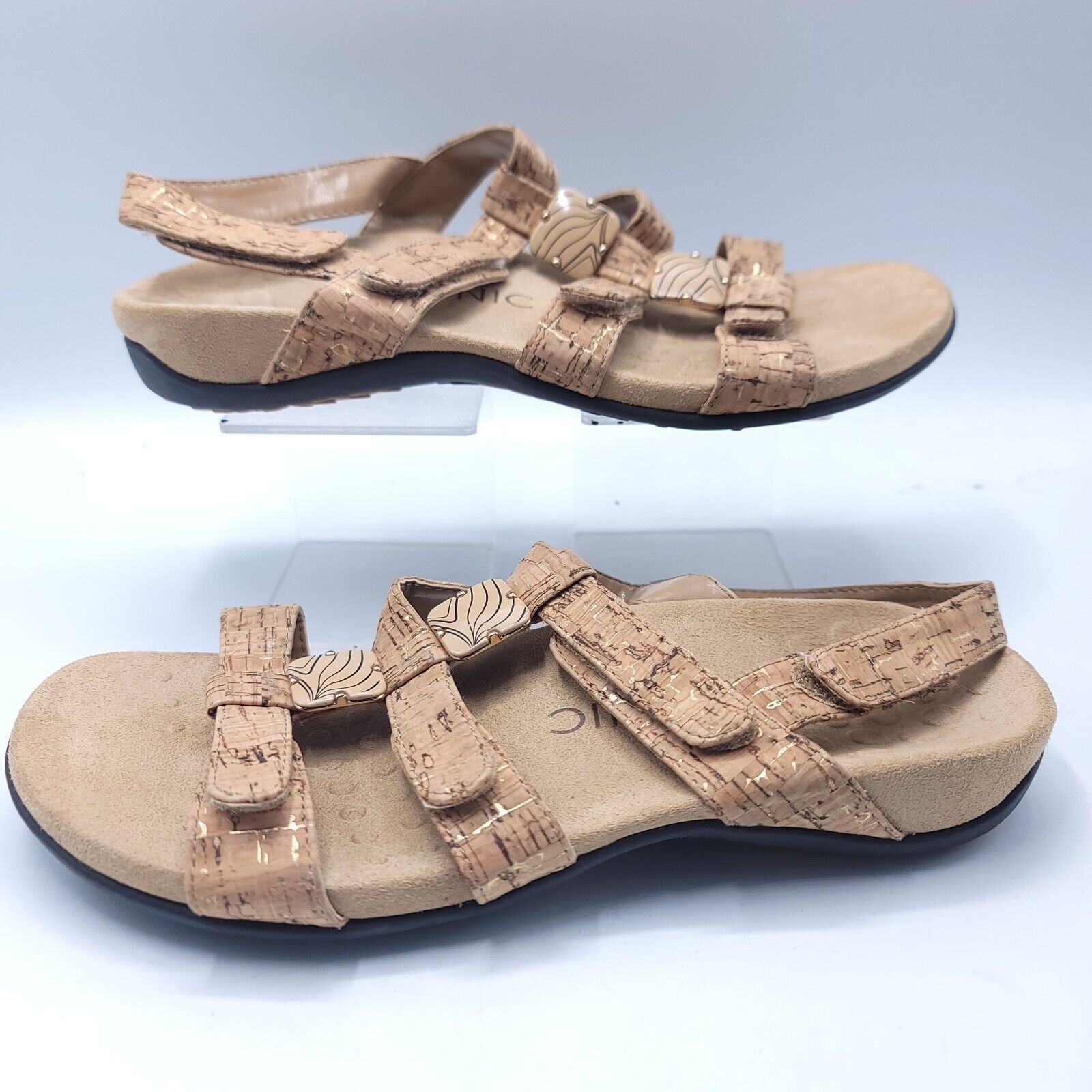 Vionic Vionic 44 Amber Slide Sandals Womens Size 7 TVW1275 Beige Size US 7 / IT 37 - 5 Thumbnail