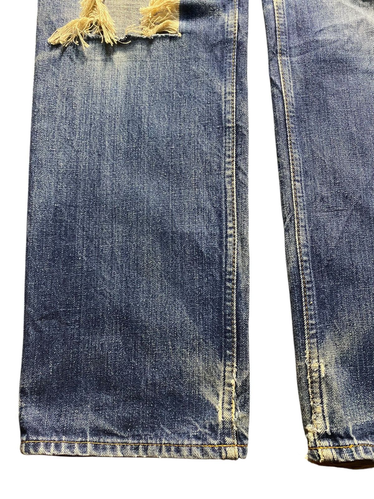 Levi's Vintage Clothing Vintage Levis 502 Mud Wash Ripped Loose Jeans Size US 30 / EU 46 - 9 Thumbnail