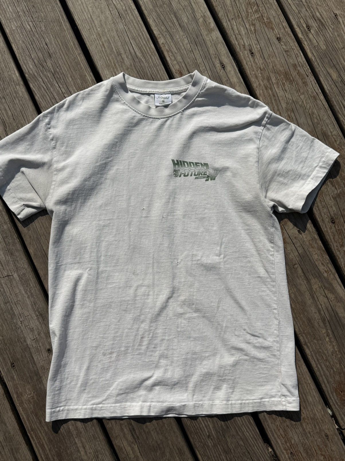 HIDDEN Hidden NY Back to the Future T-Shirt Cream Size US M / EU 48-50 / 2 - 2 Thumbnail