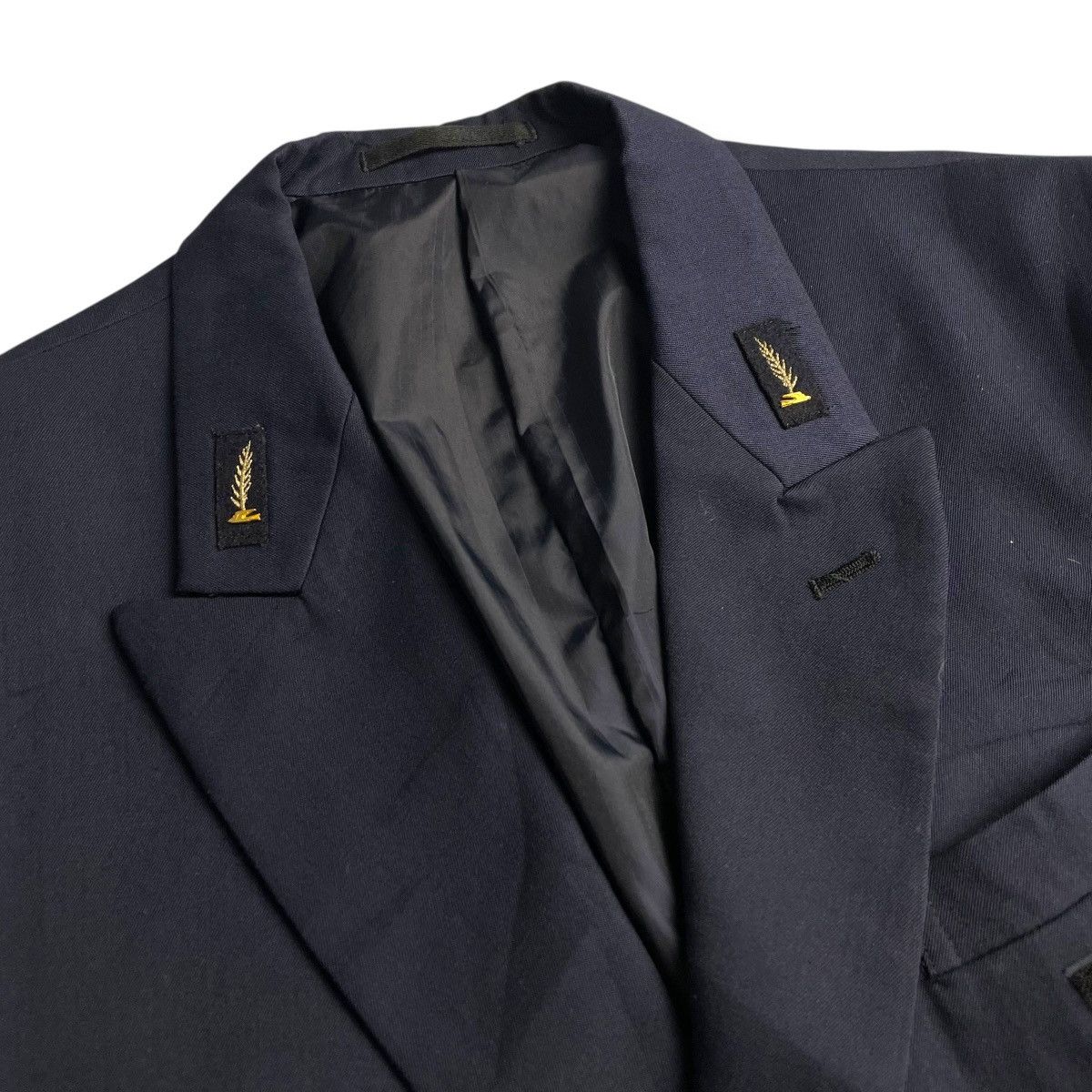 Yohji Yamamoto VINTAGE 90s YOHJI YAMAMOTO WOOL BLAZER JACKET Size US L / EU 52-54 / 3 - 8 Thumbnail