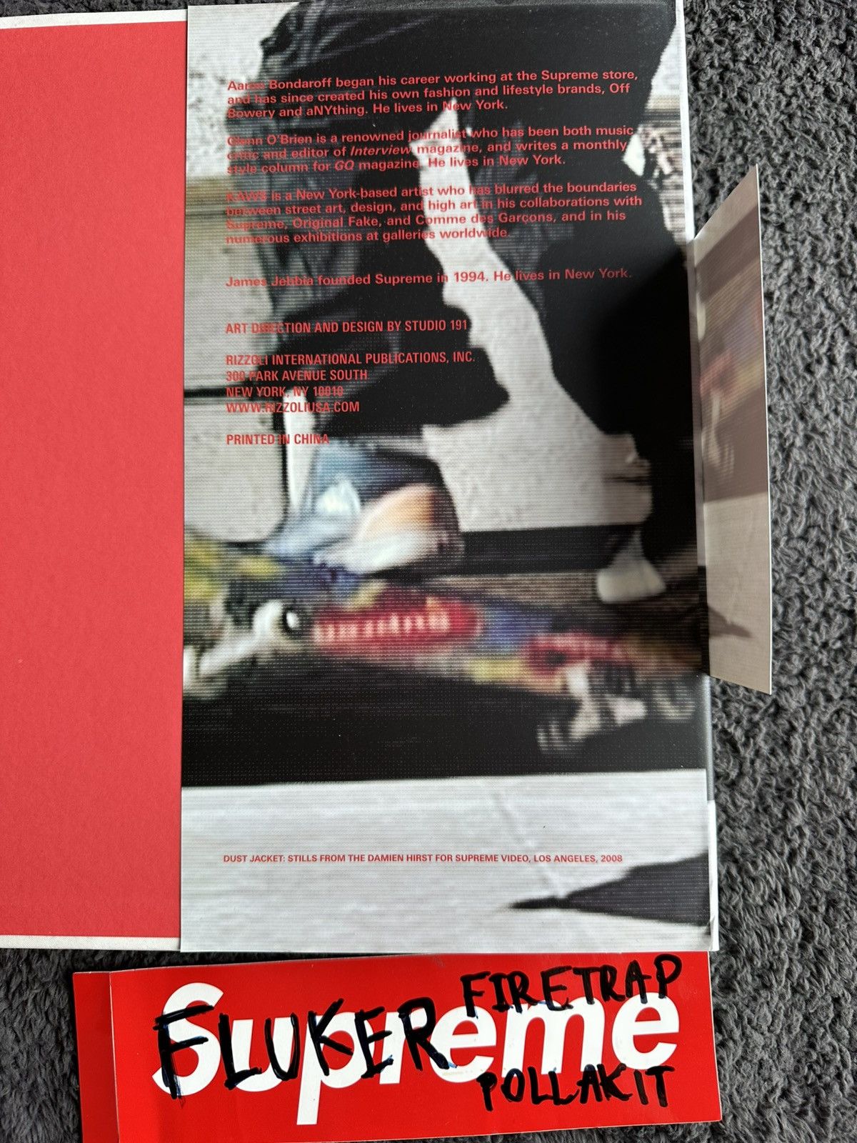 Supreme Supreme Rizzoli book, a hardcover monograph by Rizzoli Size ONE SIZE - 3 Thumbnail