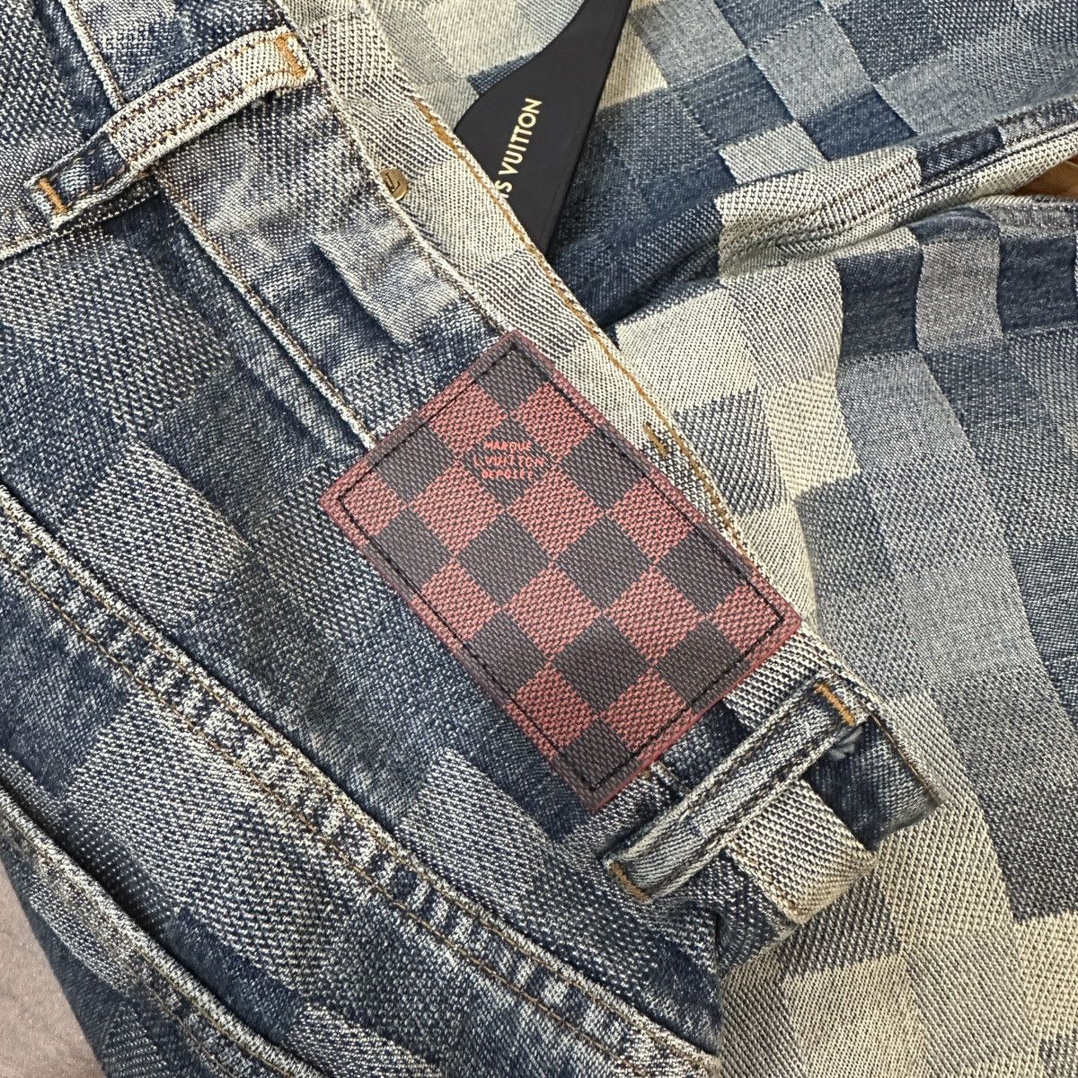 Louis Vuitton Louis Vuitton Damier Denim Pants Size US 28 / EU 44 - 4 Thumbnail