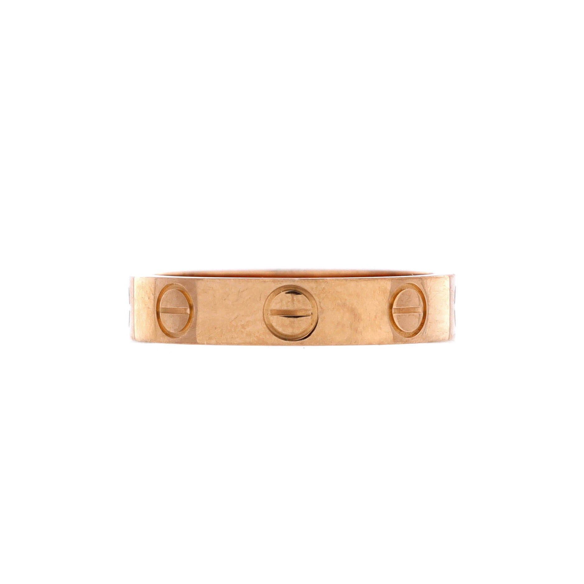 Cartier Love Wedding Band Ring Size ONE SIZE - 1 Thumbnail