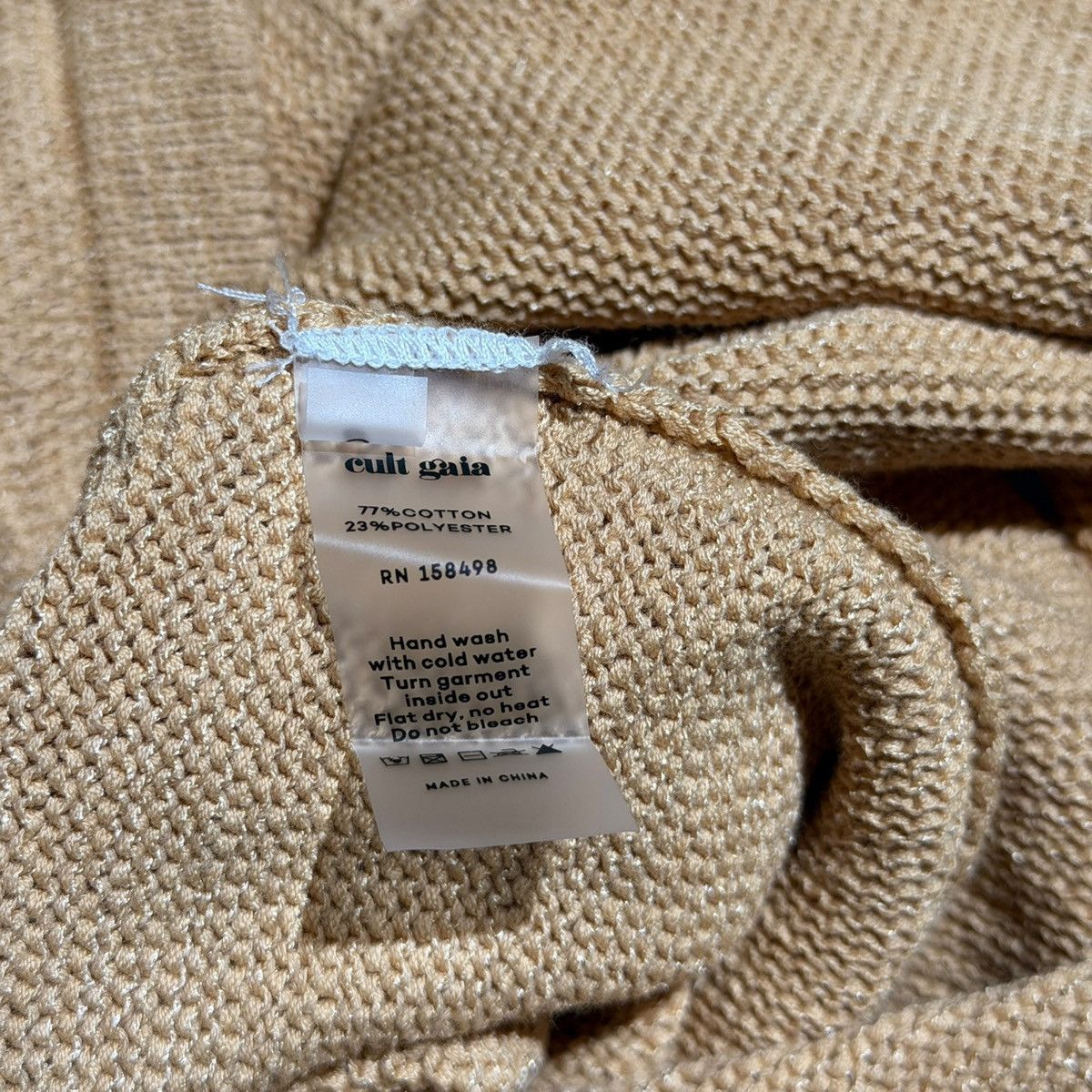 Cult Gaia Salima knit removable arm dress Size S / US 4 / IT 40 - 5 Thumbnail