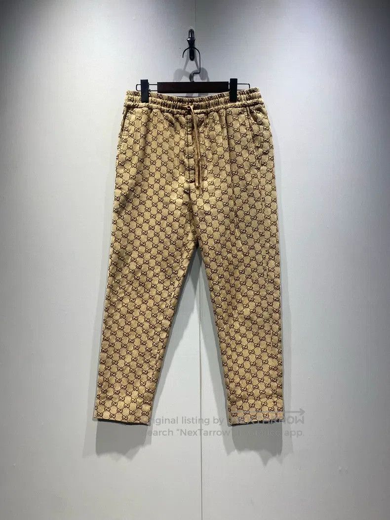 Gucci Gucci Solid colour full-print old-fashioned straight casua Size US 28 / EU 44 - 1 Thumbnail