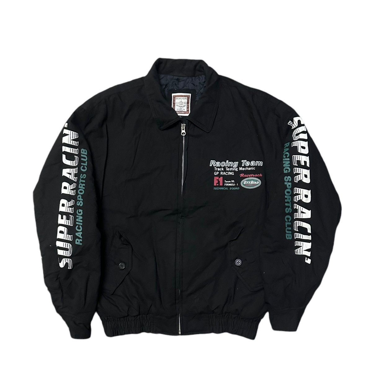 Offroad f1 racing team track bomber jacket