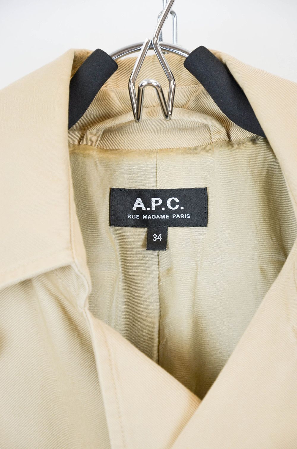 A.P.C. A.P.C. Beige Trench Coat – Size 34 – Classic Double Breasted Size S / US 4 / IT 40 - 7 Thumbnail