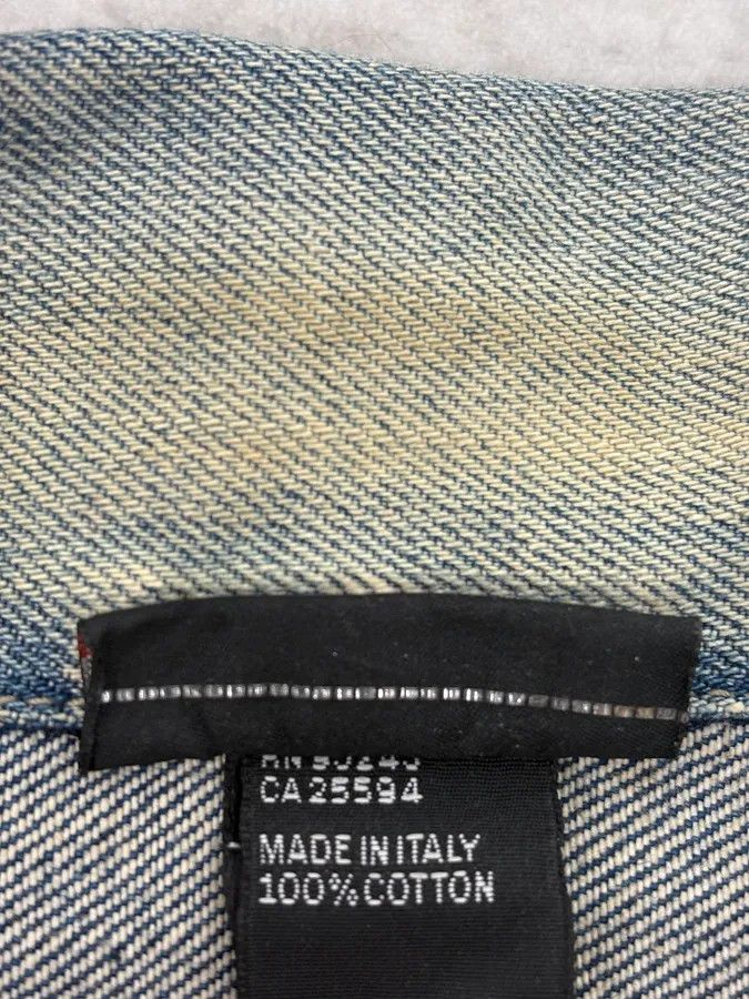 Diesel 2000s Diesel Blue Faded Denim Jacket Size US M / EU 48-50 / 2 - 10 Thumbnail