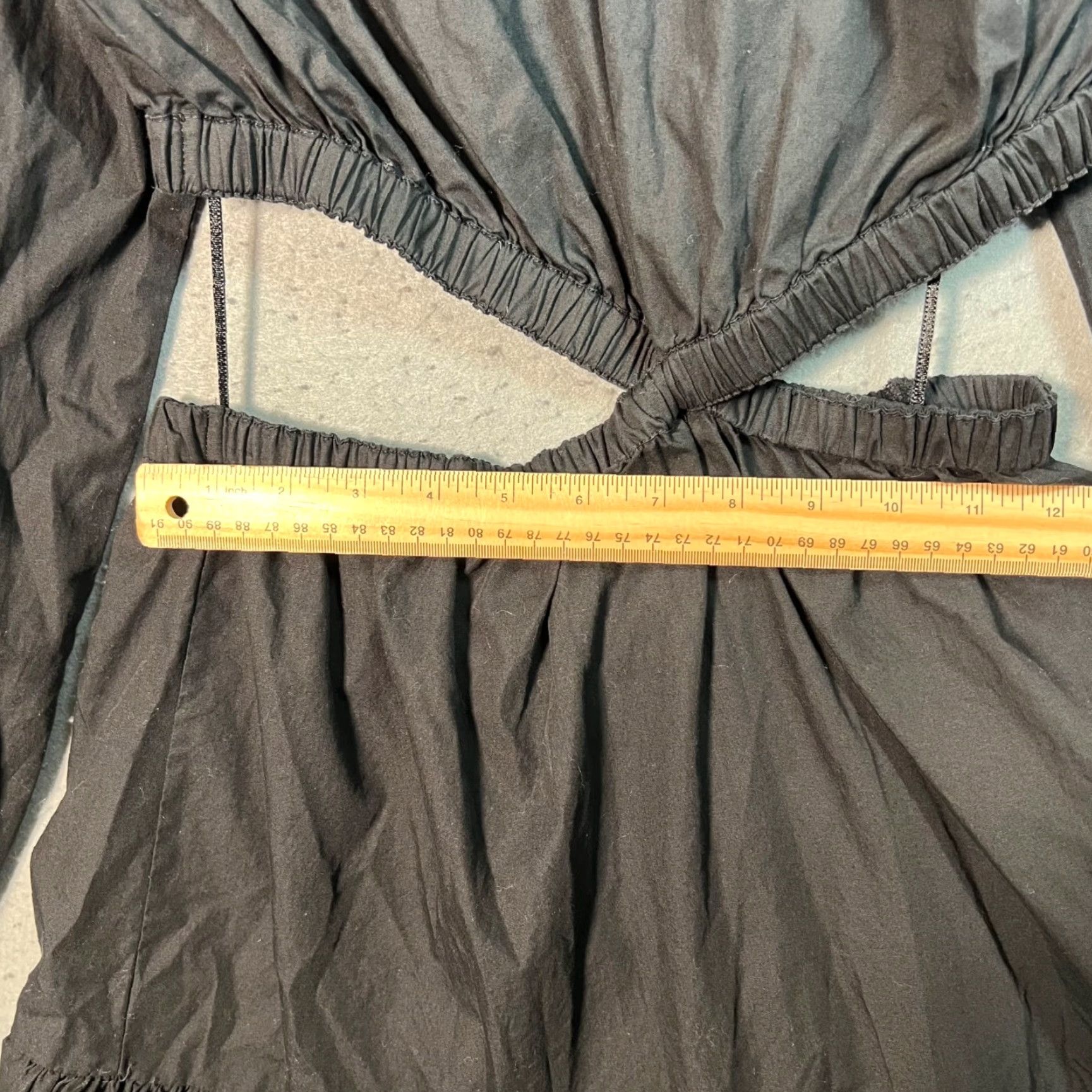 Gap Gap Dress Womens Small Tall Black Cutout Long Sleeve A-Line Fit & Flare Size S / US 4 / IT 40 - 7 Thumbnail