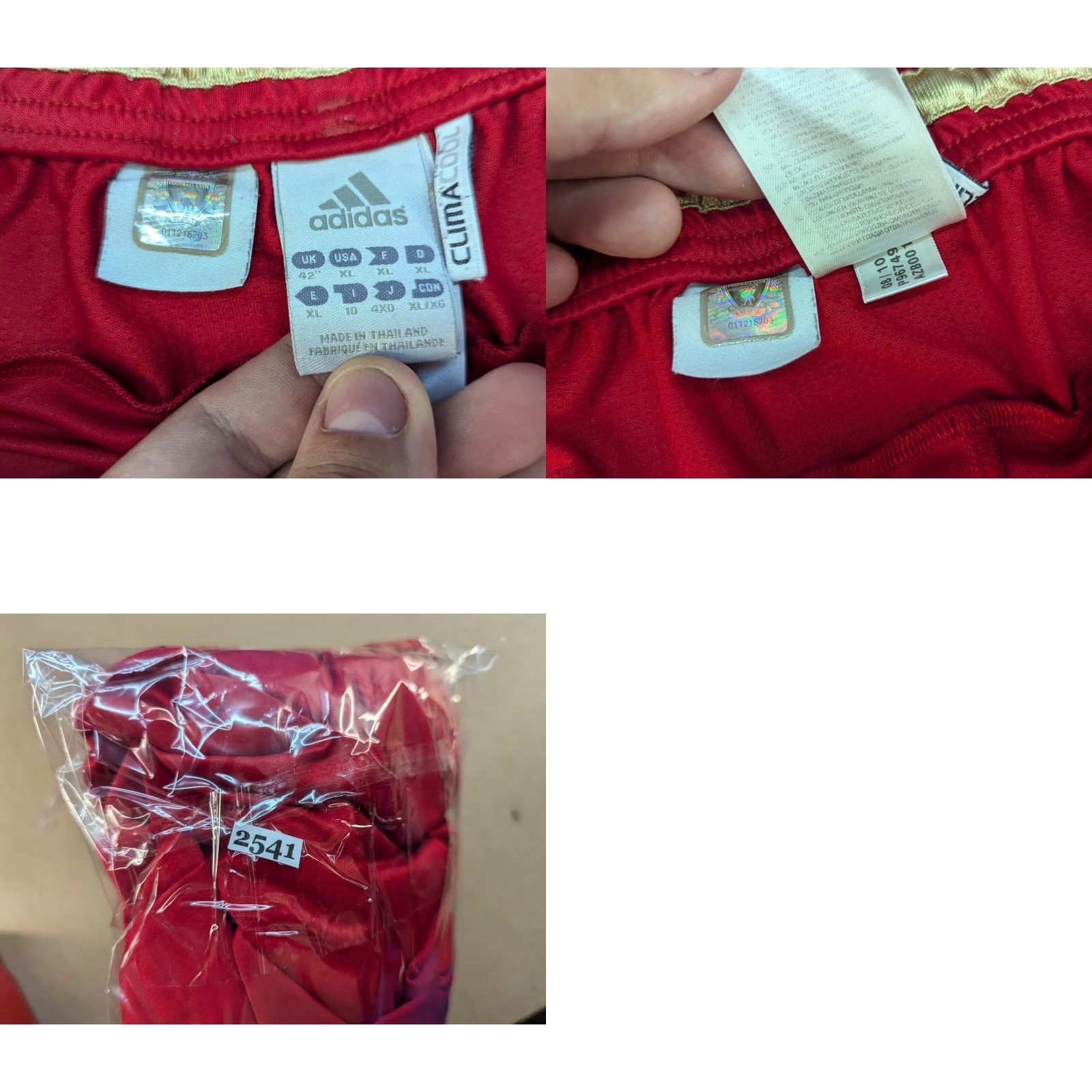 Adidas Adidas Liverpool 2010-2012 Home Shorts Mens XL Red Adult Football Athletic Shorts Size US 36 / EU 52 - 8 Thumbnail
