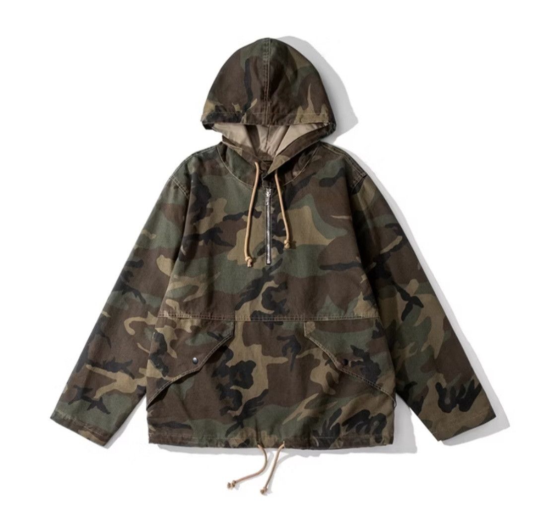 Army camouflage colour combat style hoodie jacket