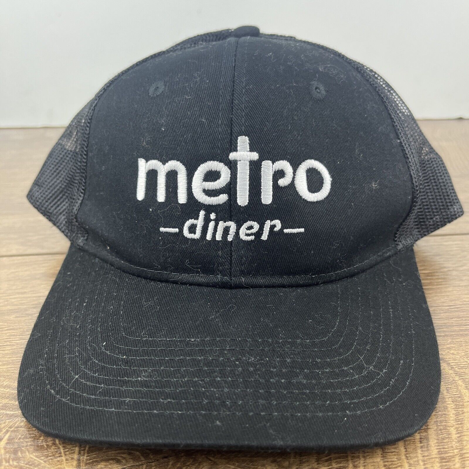 Other Metro Diner Hat Metro Diner Black Hat Adjustable Adult Size Size ONE SIZE - 4 Thumbnail