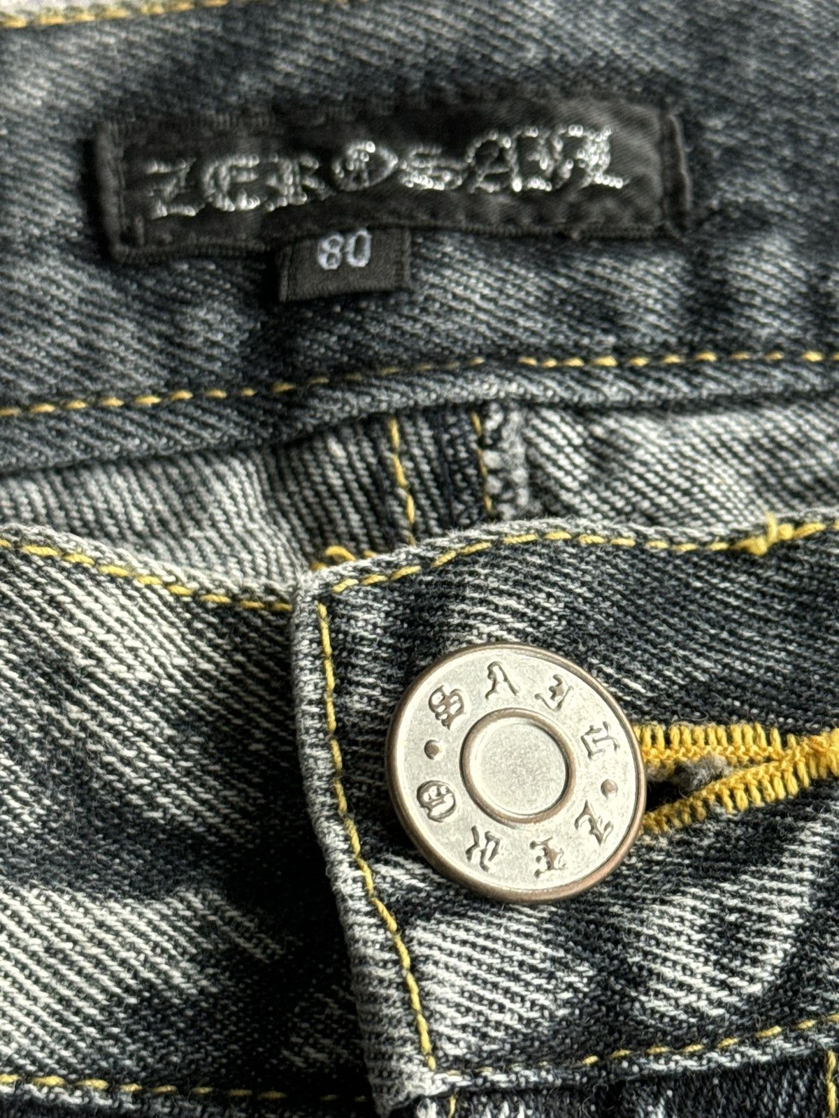 Japanese Brand Y2K Vintage Zerosail Punk Cargo Flared Denim / ifsixwasnine Size US 30 / EU 46 - 11 Thumbnail