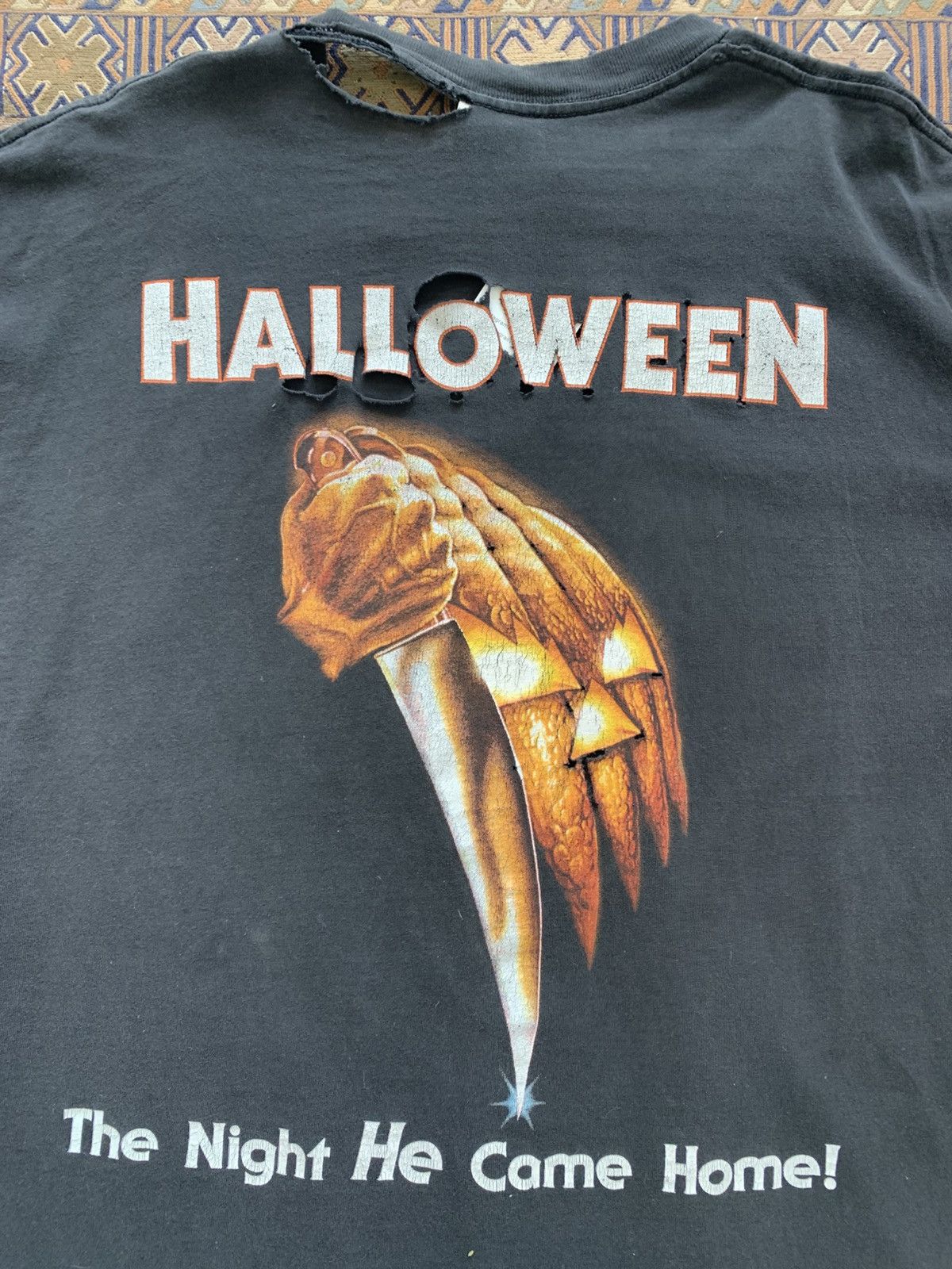 Vintage Vintage 1978 Halloween Purely and simply evil t shirt Size US XL / EU 56 / 4 - 9 Thumbnail