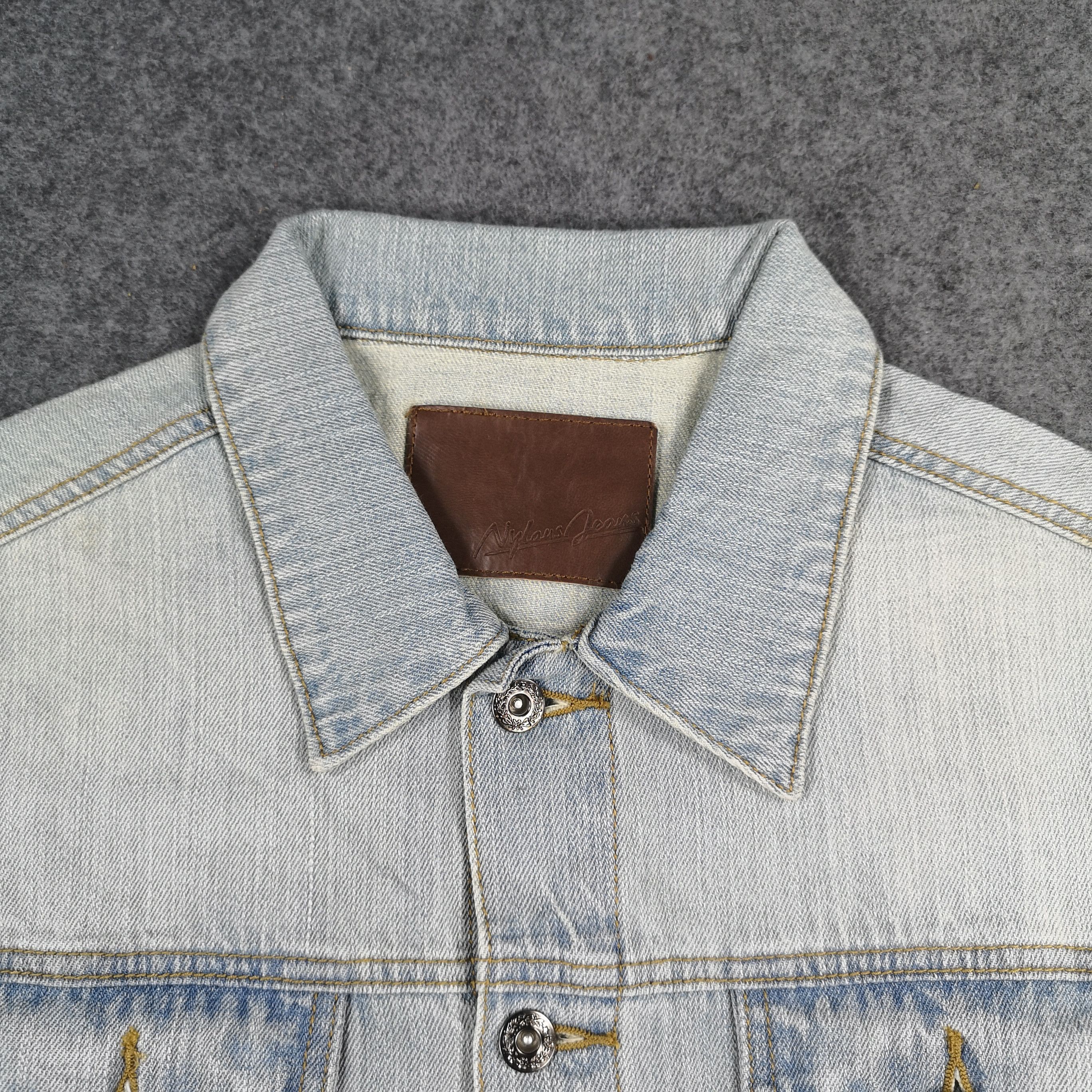 Japanese Brand Japanese Brand Nylous Jeans Light Blue Denim Trucker Jacket Size US L / EU 52-54 / 3 - 5 Thumbnail