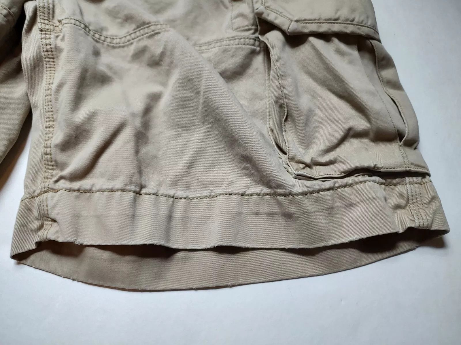 Polo Ralph Lauren Polo Ralph Lauren Classic Twill Cargo Shorts Tan Distressed Size US 38 / EU 54 - 5 Thumbnail