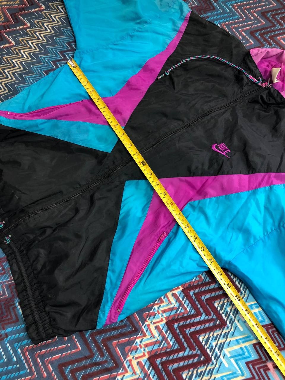 Nike Vintage oversize full zip track jacket Nike 80s Size US S / EU 44-46 / 1 - 17 Thumbnail