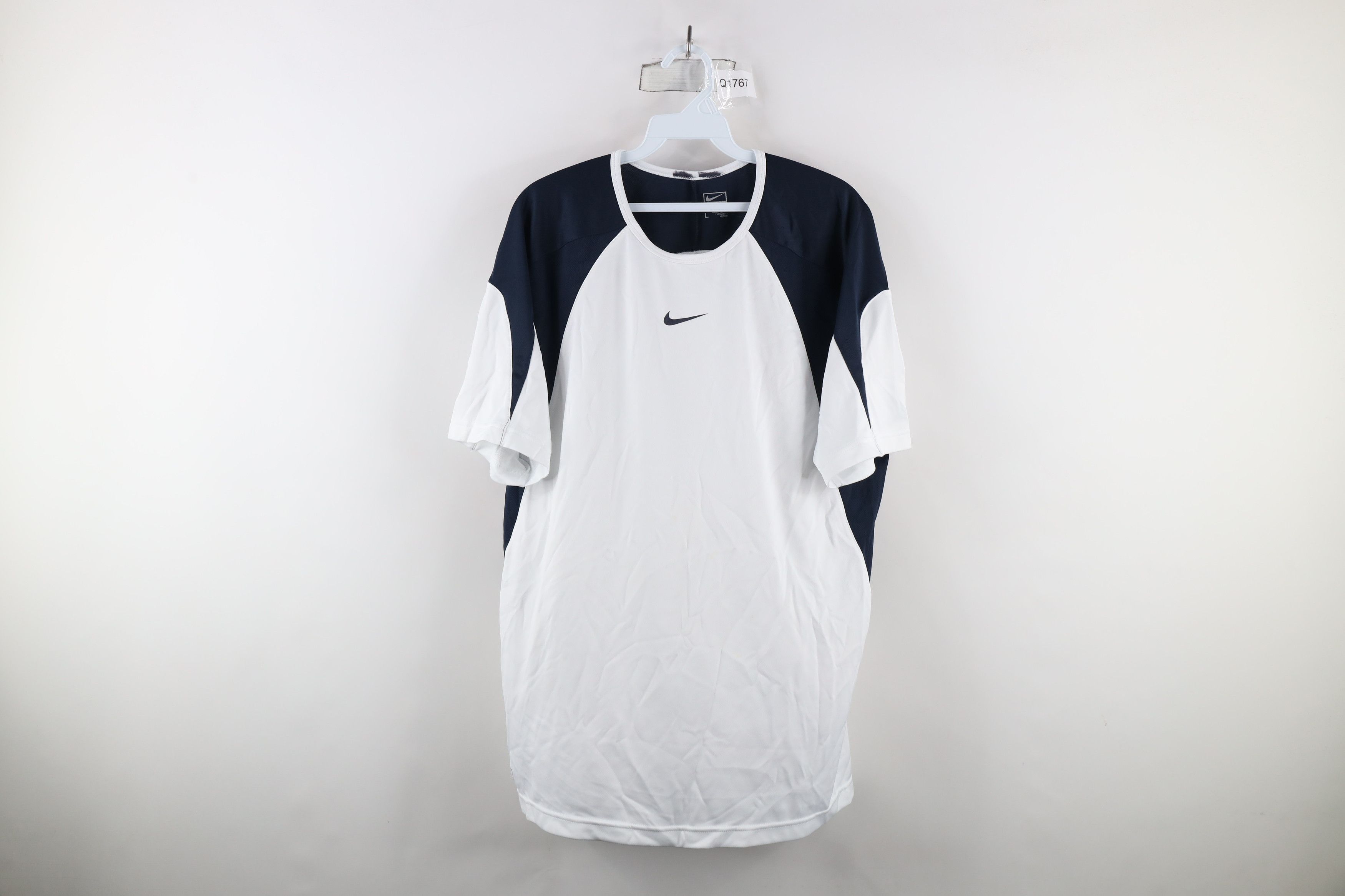 Nike Vintage Nike Scott Center Swoosh Knit Short Sleeve T-Shirt Size US L / EU 52-54 / 3 - 1 Thumbnail