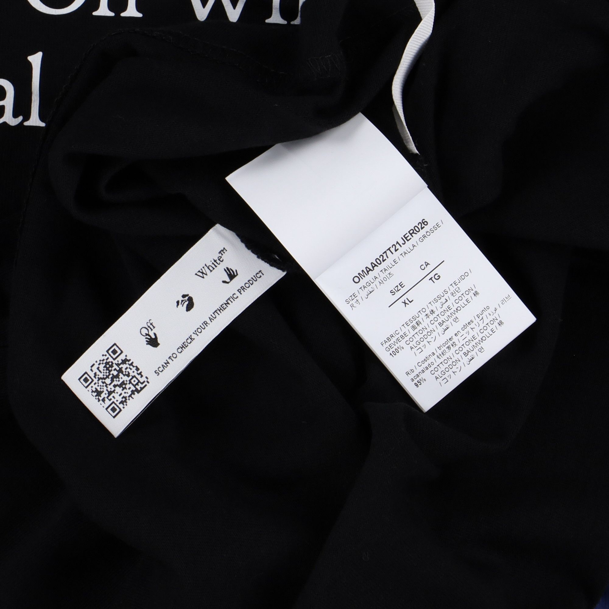 Off-White Black Manila Exclusive Arrows T-Shirt Size US XL / EU 56 / 4 - 4 Thumbnail