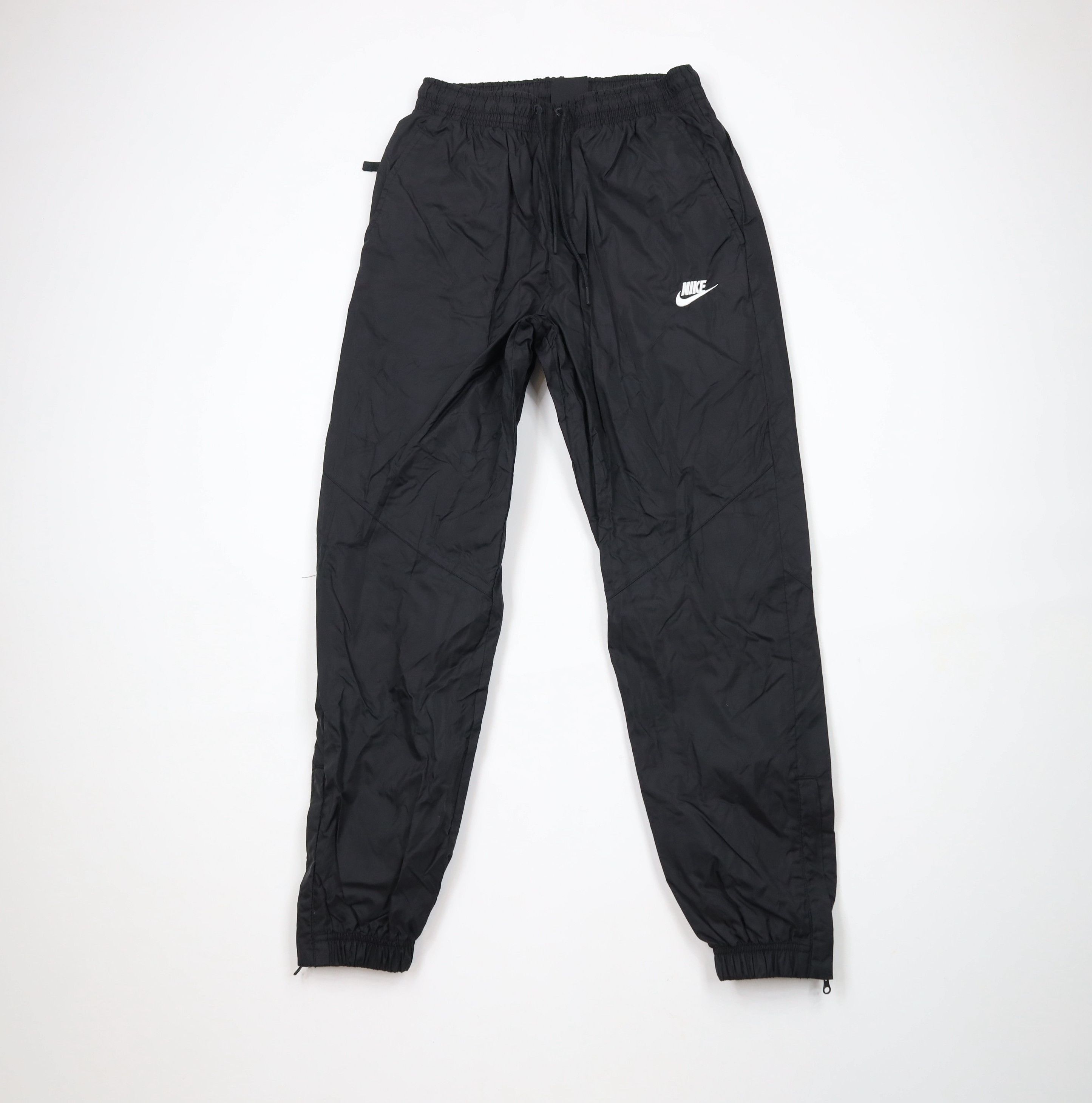 Nike × Vintage Nike Sportswear Lined Windrunner Cuffed Jogger Pants Black Size US 32 / EU 48 - 1 Thumbnail