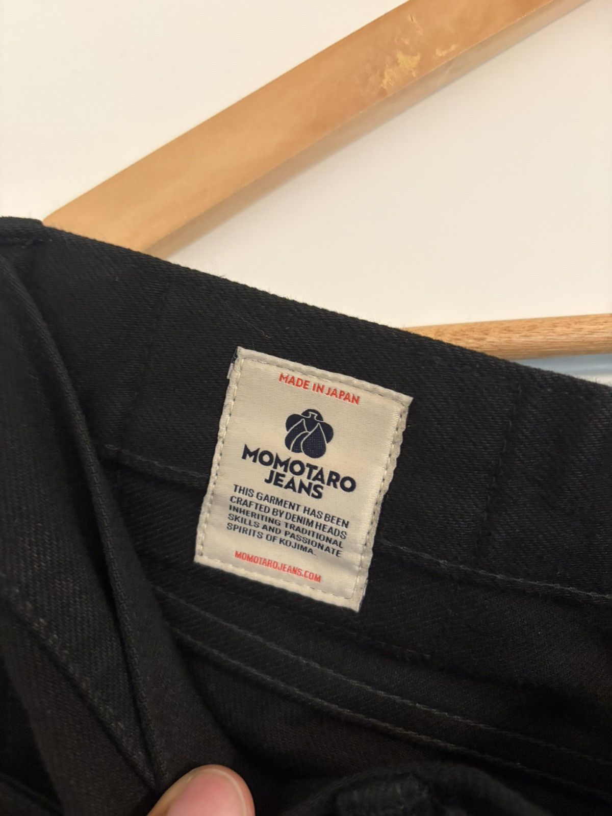Momotaro Jeans Momotaro Wide Fit Black Button Fly Jeans - 36 Size US 36 / EU 52 - 5 Thumbnail