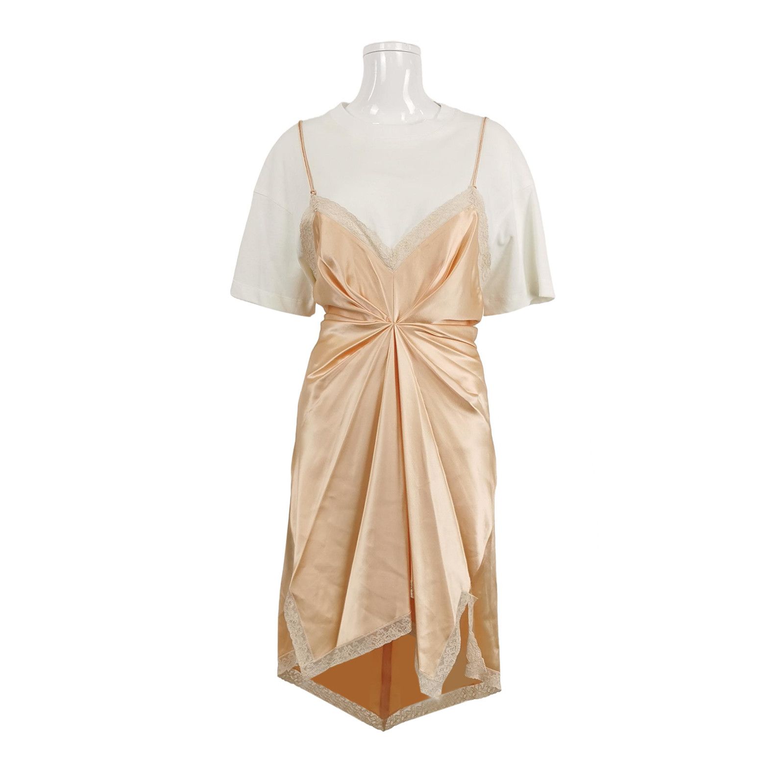 Alexander Wang Alexander Wang Layered Silk Midi Dress Size 4 Size S / US 4 / IT 40 - 1 Thumbnail