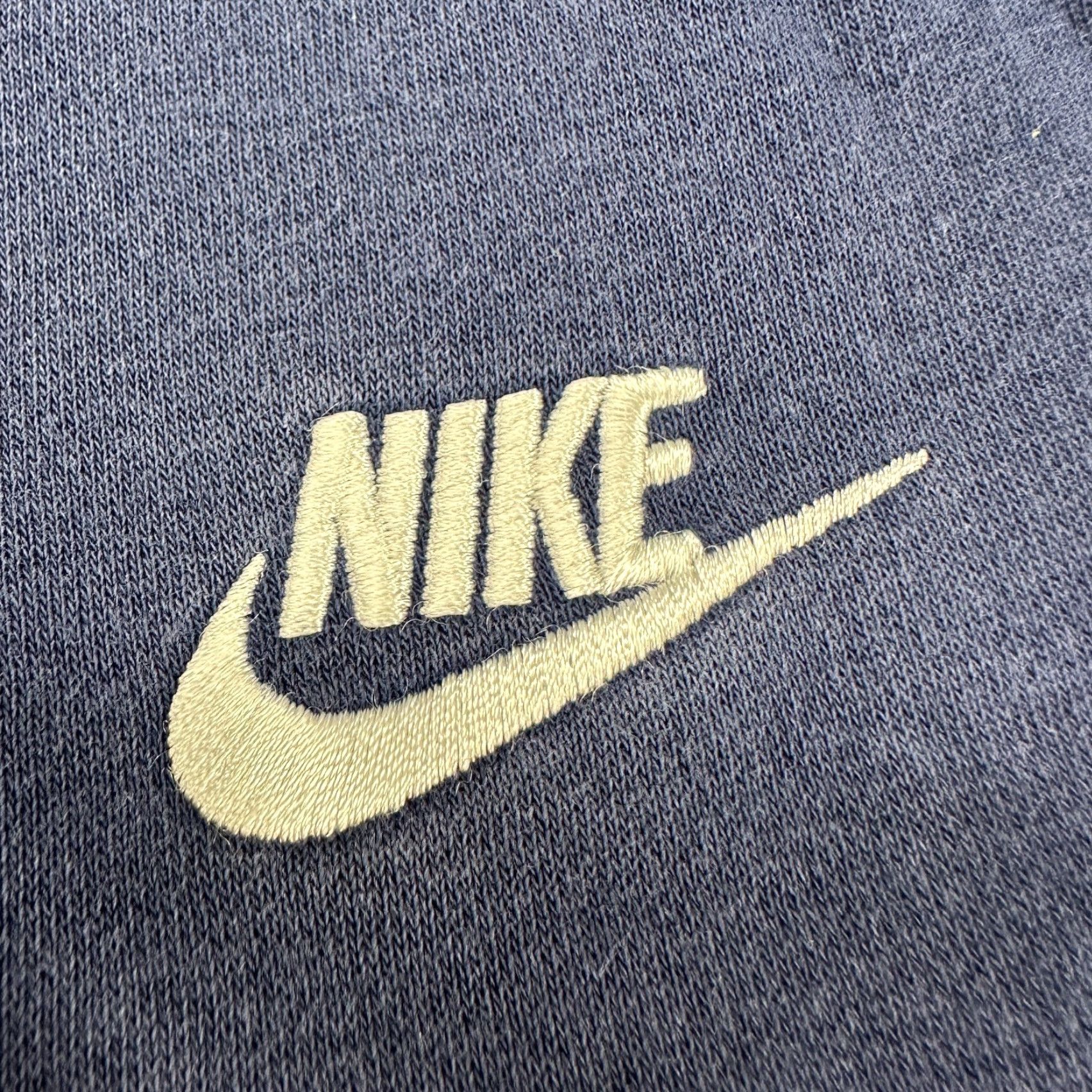 Nike Nike Pants Mens M Blue Navy Jogger Sweat Fleece Swoosh Drawstring Cotton Blend Size US 31 - 2 Thumbnail