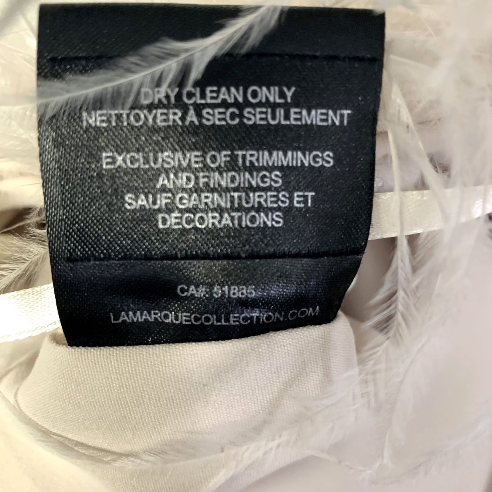 LAMARQUE LAMARQUE Dress L Tan Champagne Feathers Cocktail Dress Women Size L / US 10 / IT 46 - 7 Thumbnail