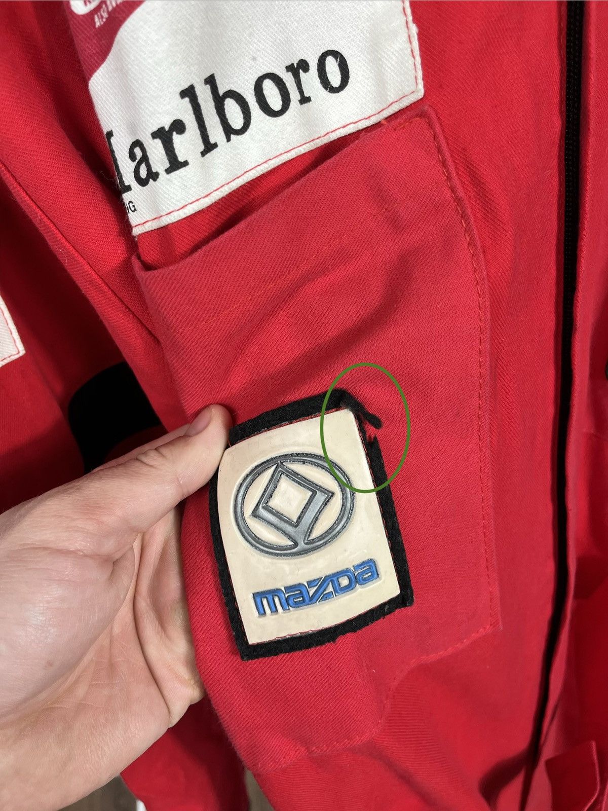 Marlboro Vintage Marlboro Racing Suit Coveralls Red Mazda Workwear Size US L / EU 52-54 / 3 - 9 Thumbnail