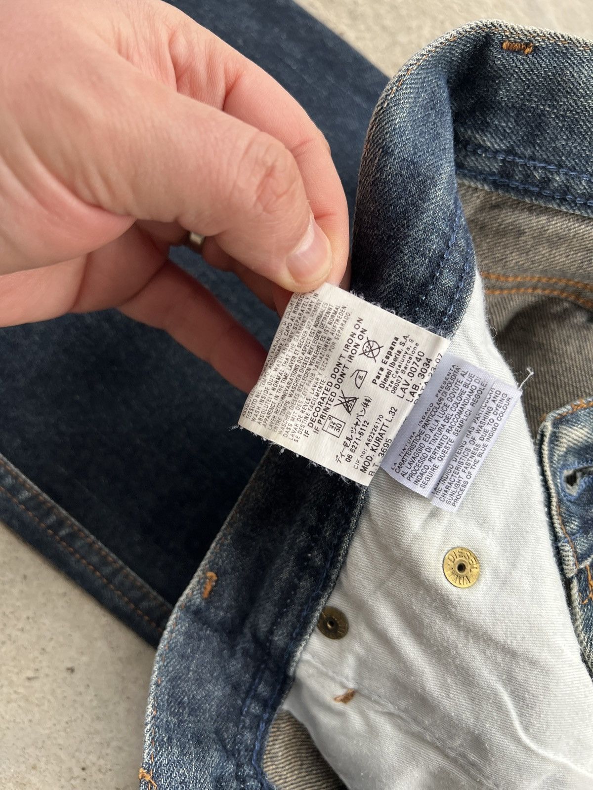 Diesel Diesel Vintage Jeans Size US 33 - 9 Thumbnail
